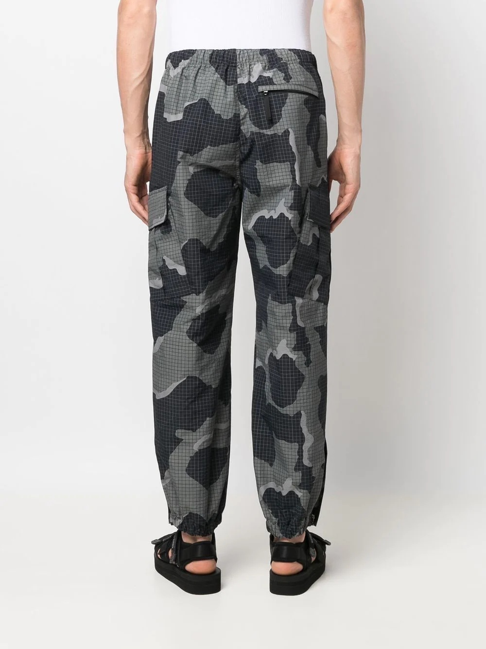 camouflage-print ripstop cargo trousers - 4