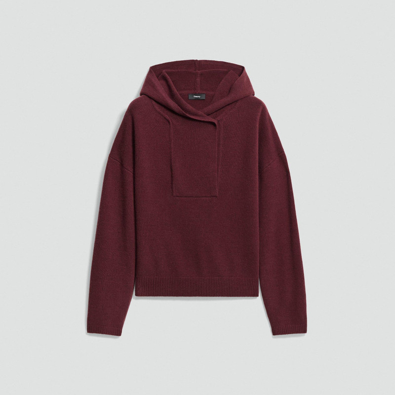 Oversized Hoodie in Felted Wool-Cashmere 1
