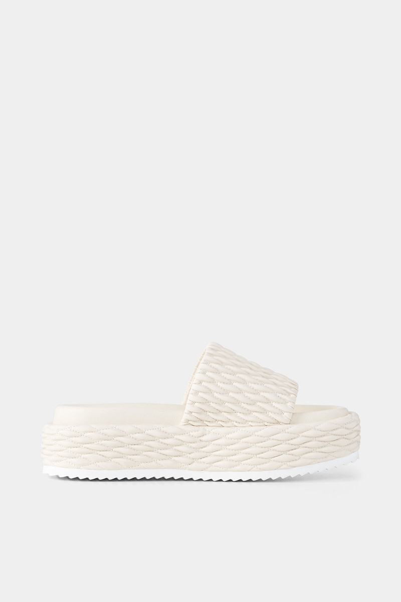 BOGNER Sorrento Platform slides in Cream outlook