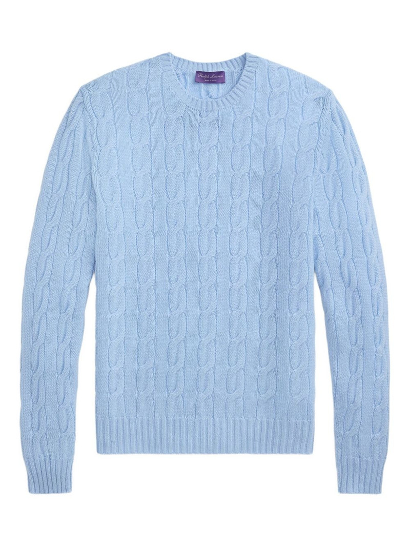 Ralph Lauren crew-neck cable-knit jumper outlook