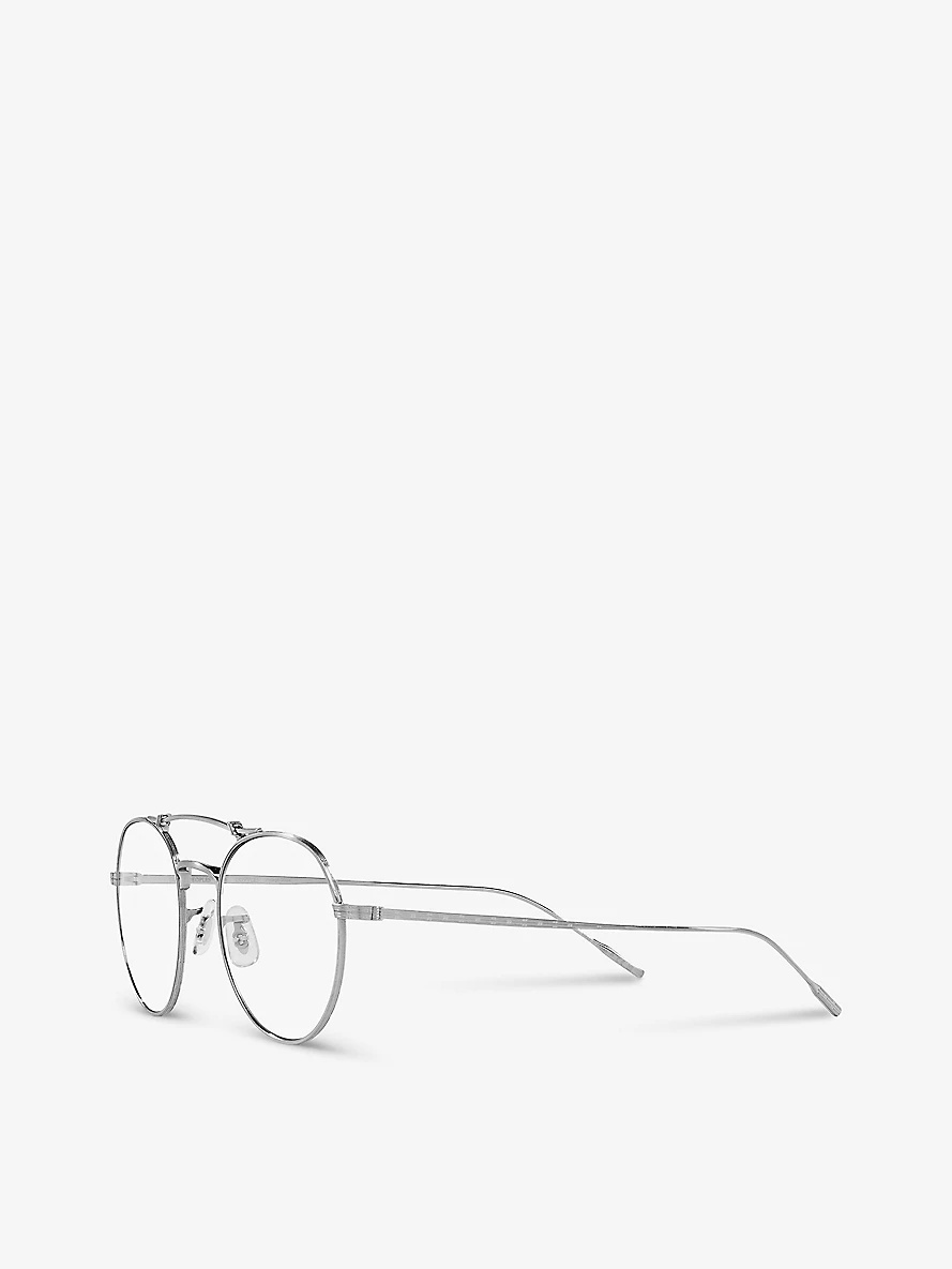 OV1309ST Reymont round-frame titanium optical glasses - 3