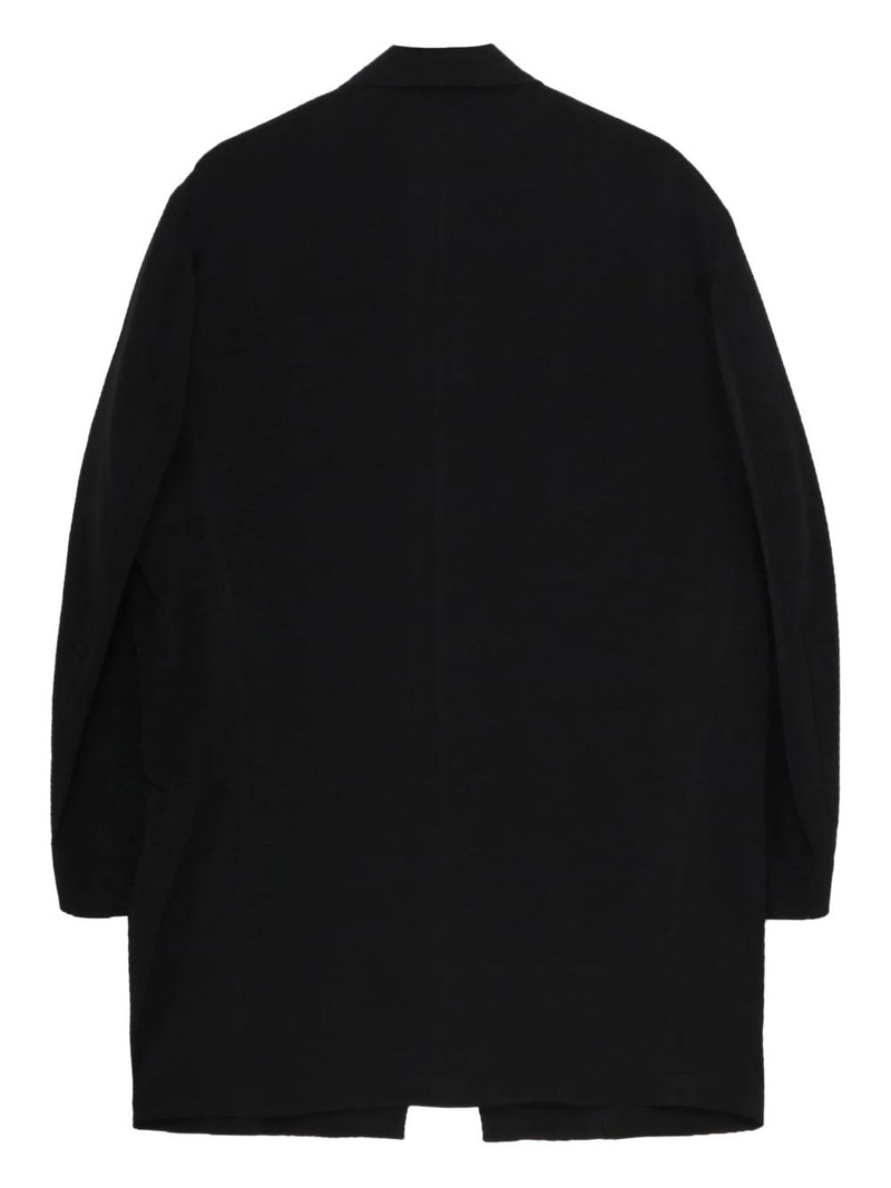 Yohji Yamamoto single-breasted wool jacket outlook