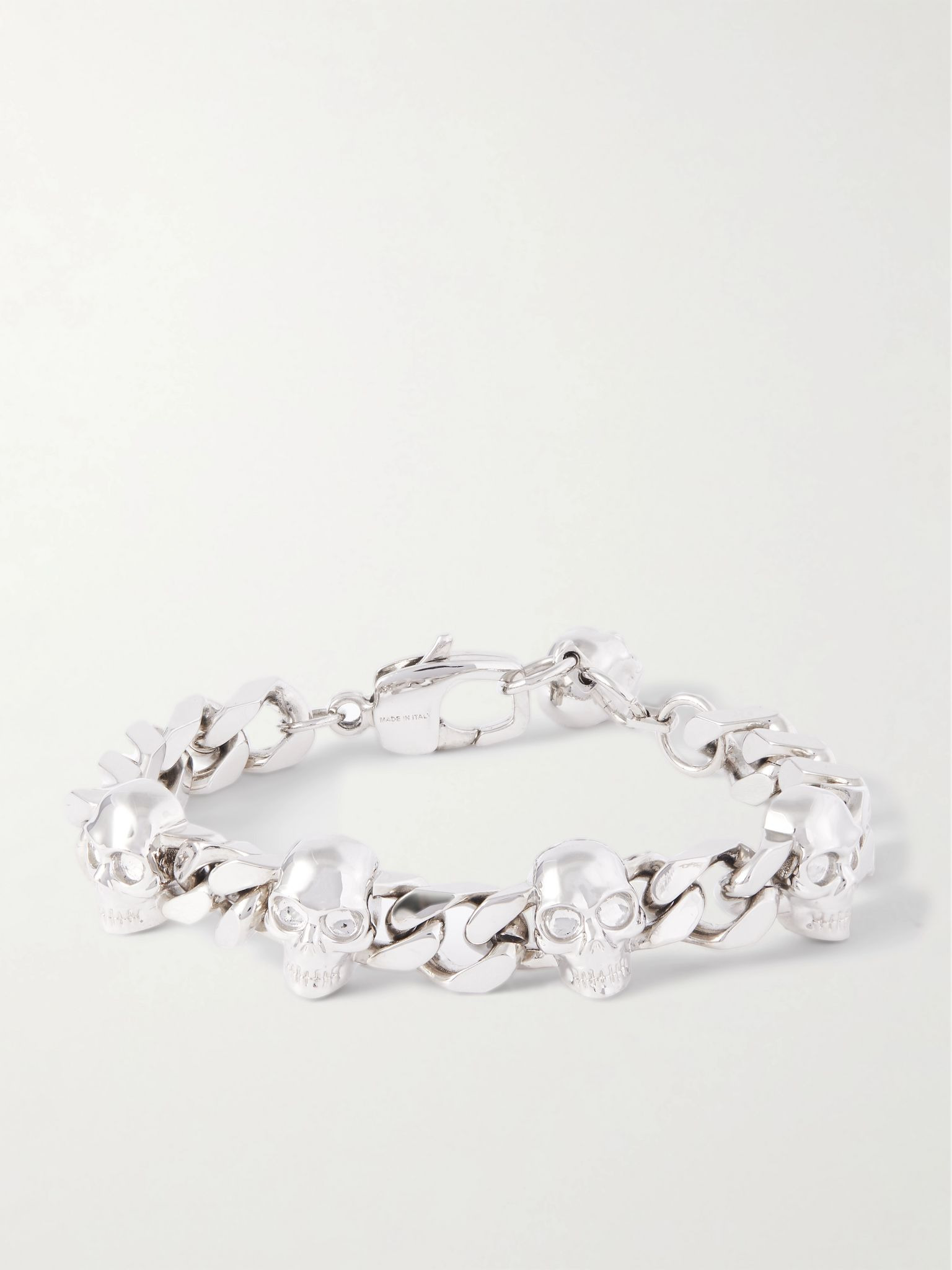 Silver-Tone Chain Bracelet Silver - 1