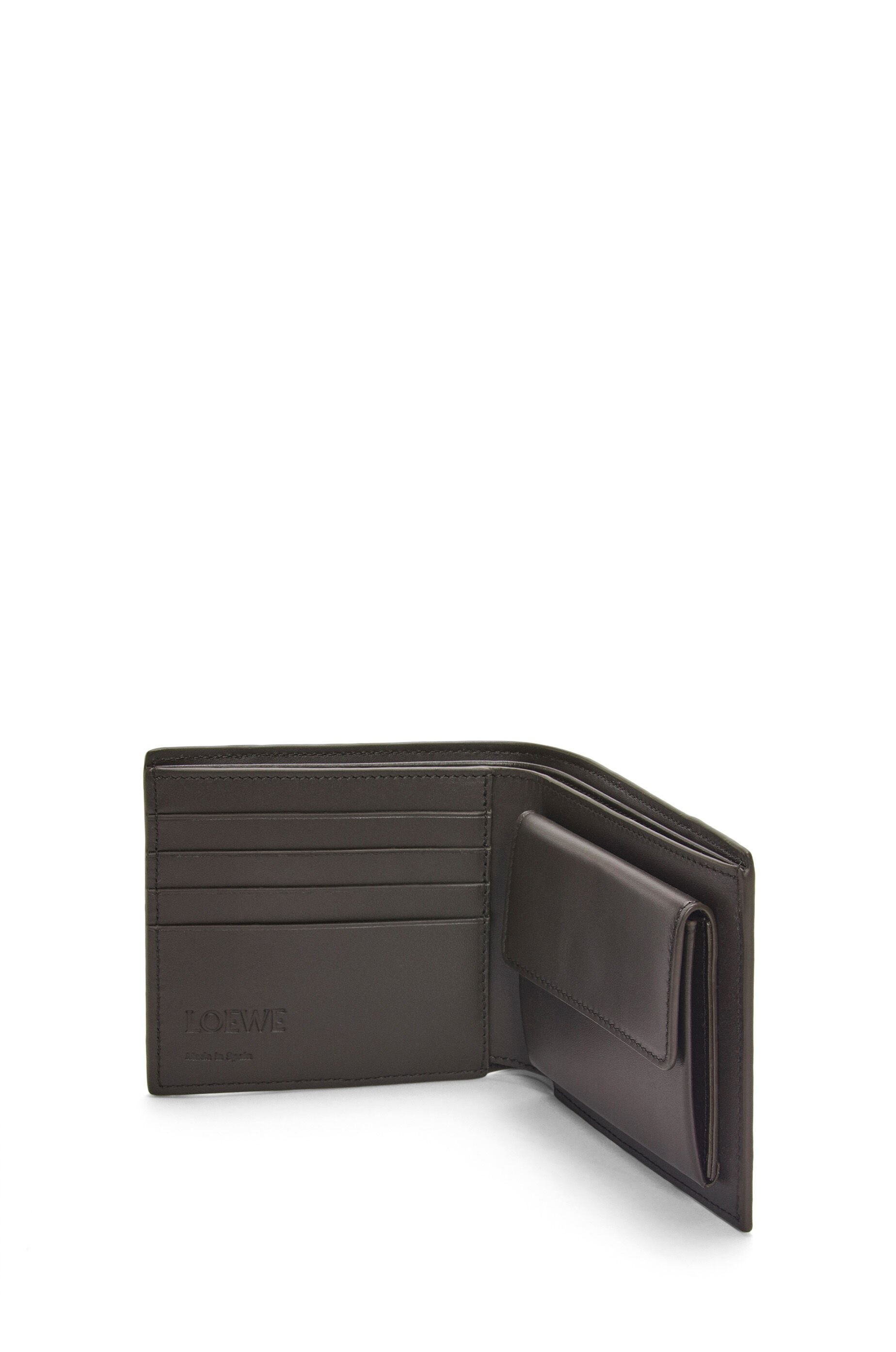 Puzzle bifold coin wallet in classic calfskin - 3