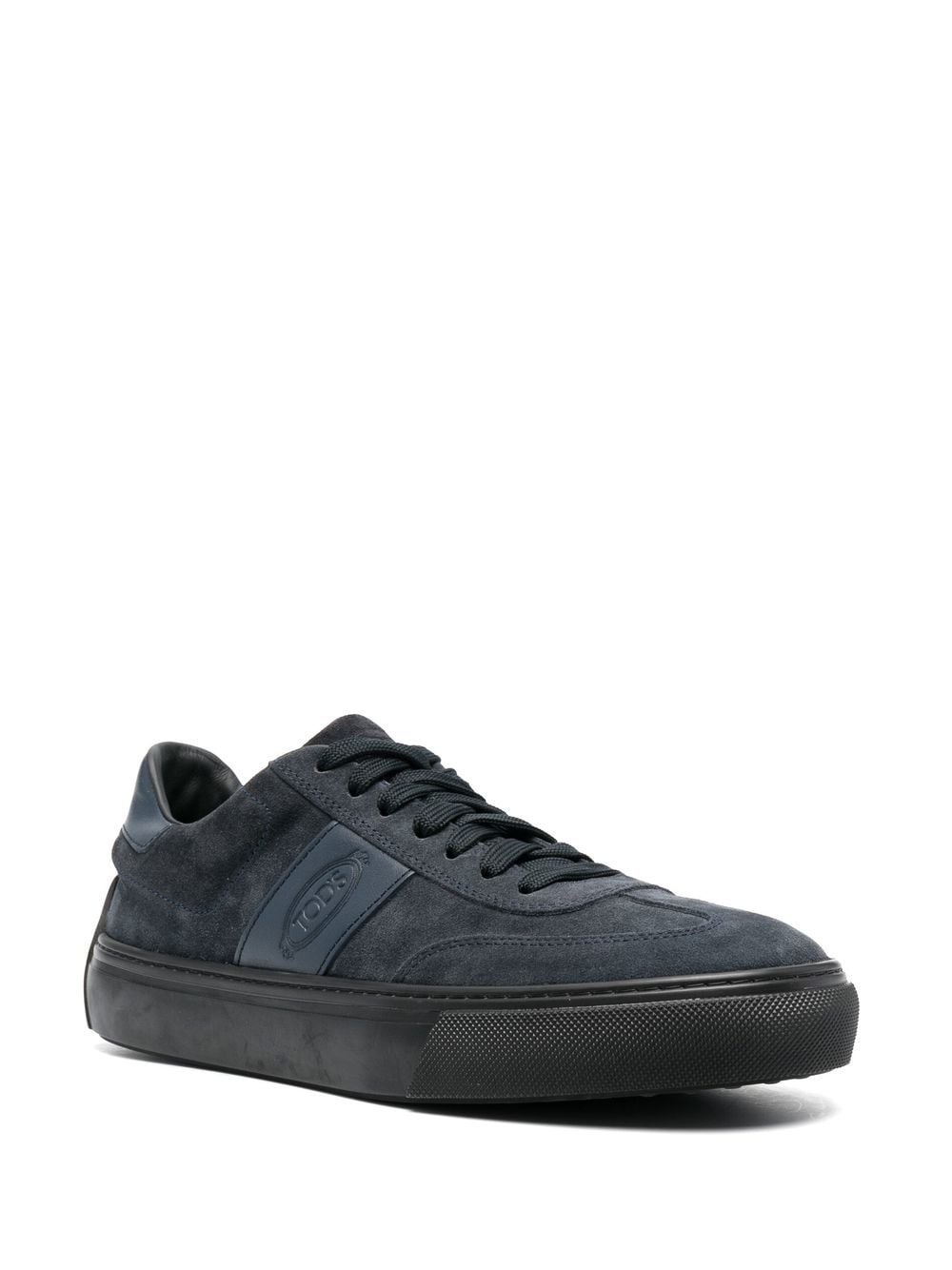logo-stamp low-top sneakers - 2