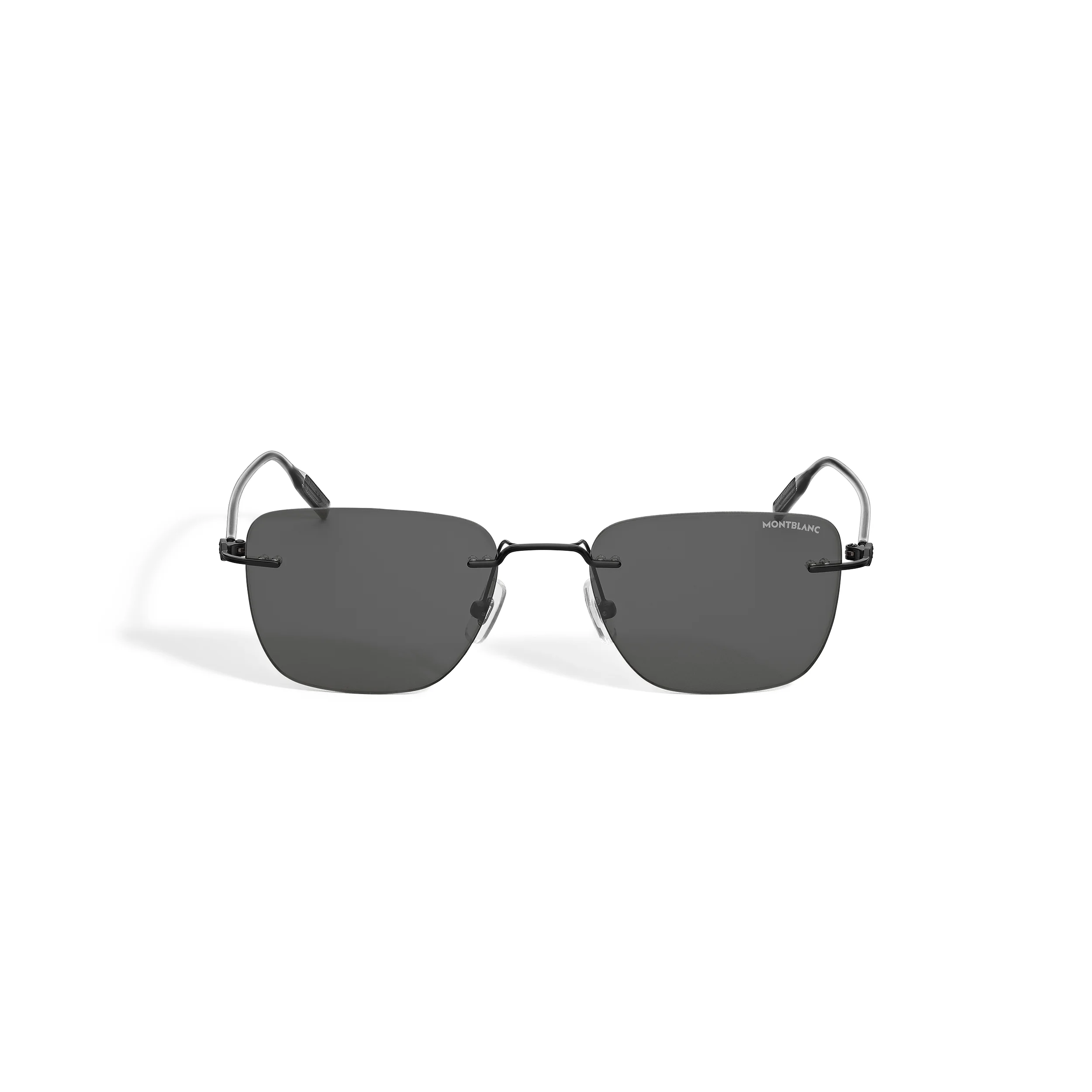 SQUARED SUNGLASSES WITH BLACK METAL FRAME - 1