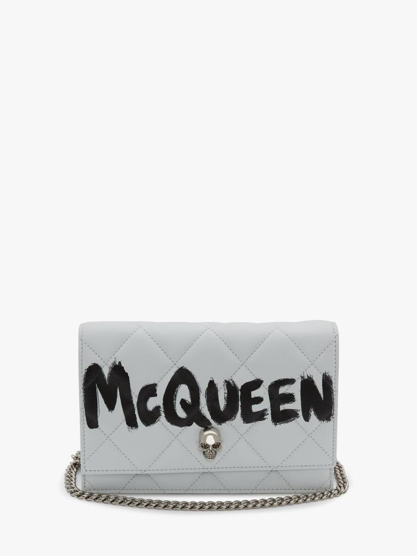 Small Skull Bag in White/black - 1