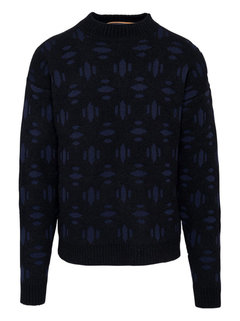 snowflake crew-neck sweater 1