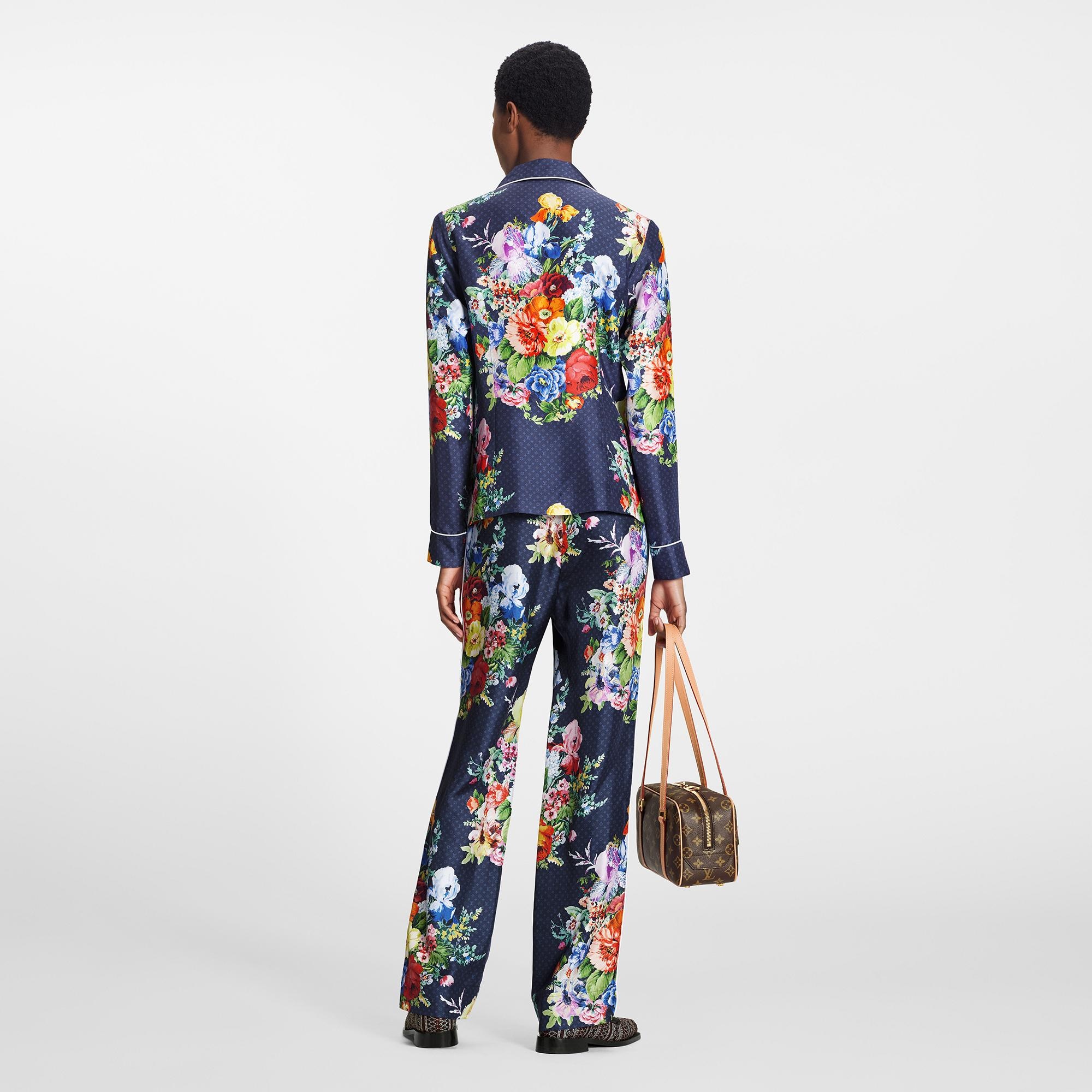 Vintage Flower Pajama Pants - 3