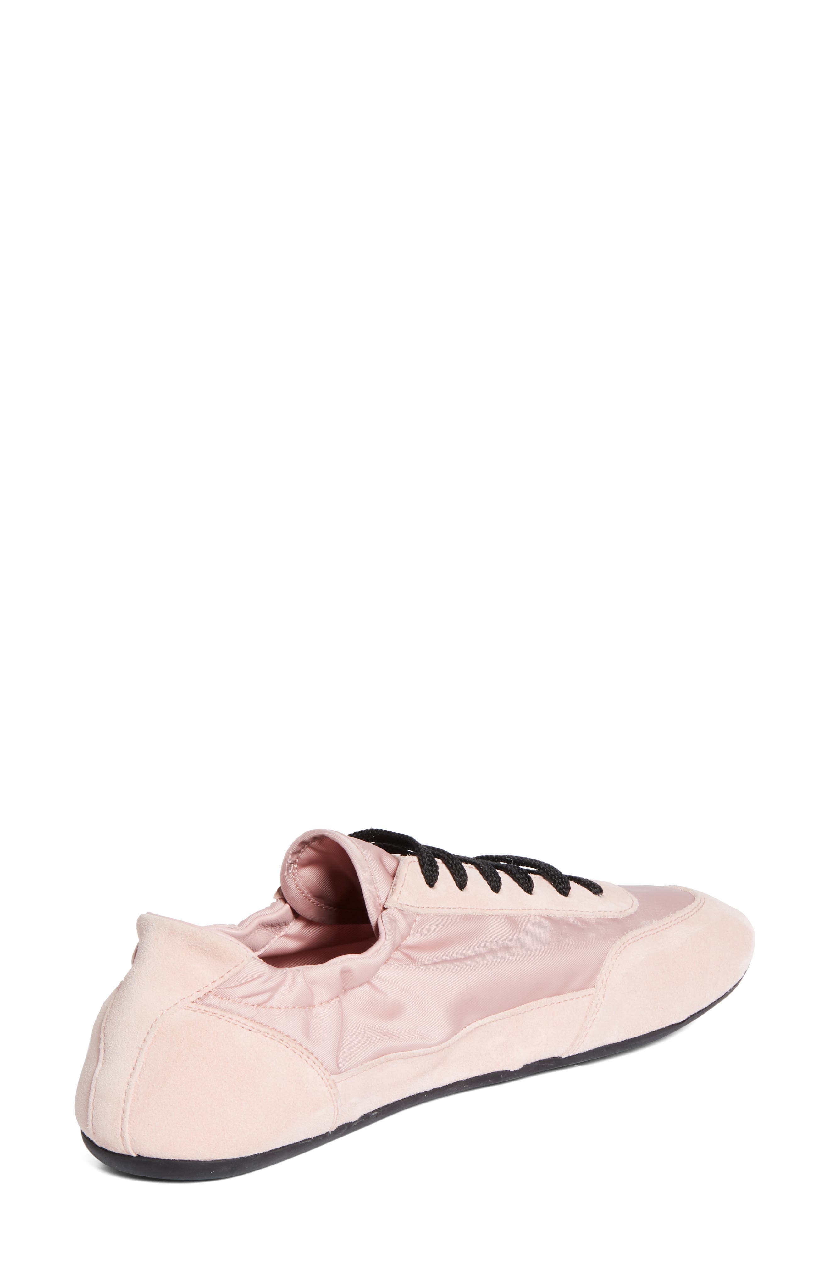 Prada Collapse Mixed Media Low Top Sneaker in Pesco at Nordstrom - 2