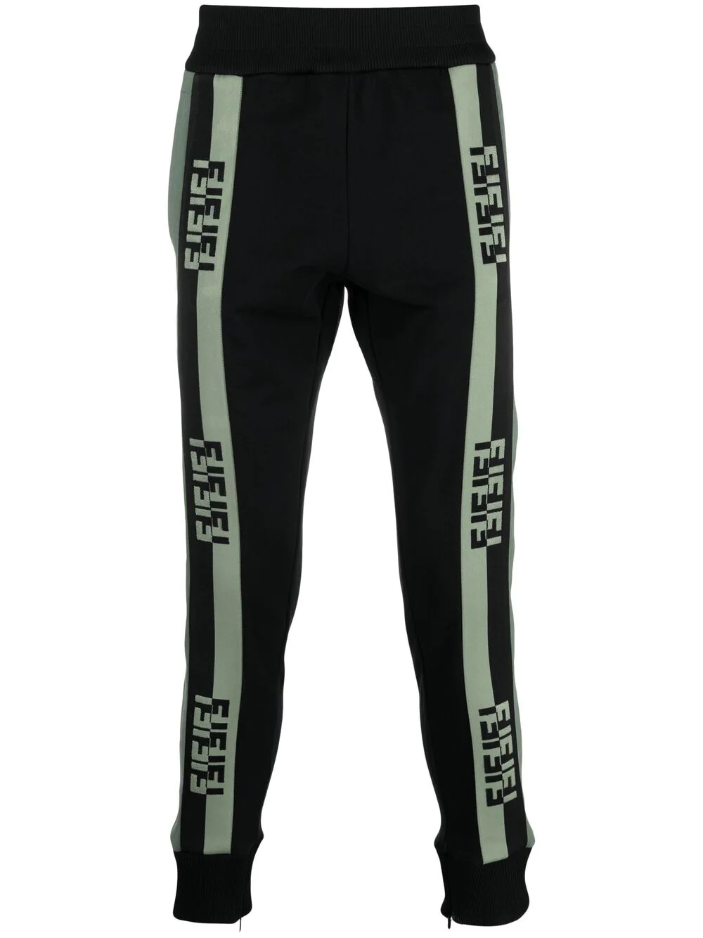 FF stripe panelled track pants - 1