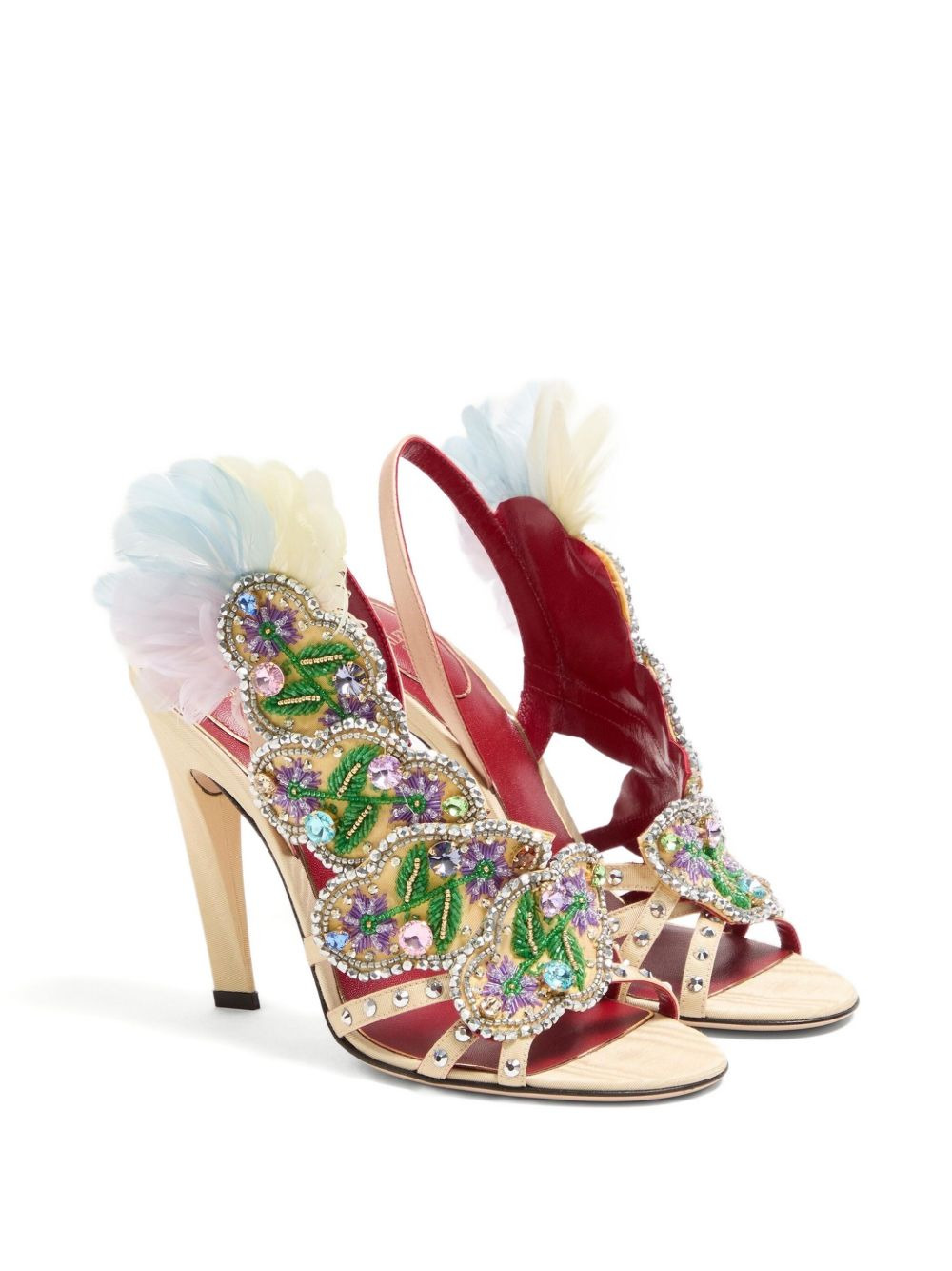 105mm Dans Le Foyer crystal-embellished sandals - 2