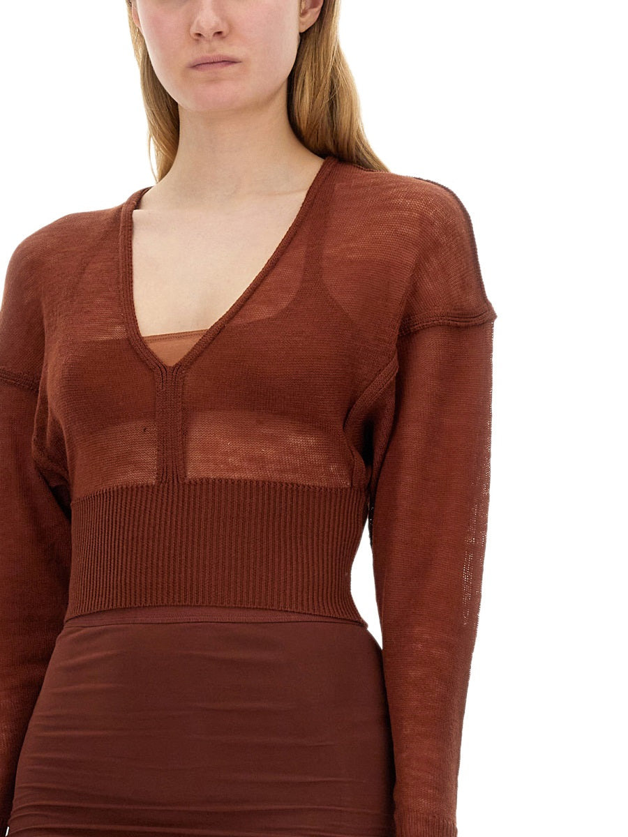 Rick Owens Women Wool Jersey. - 4