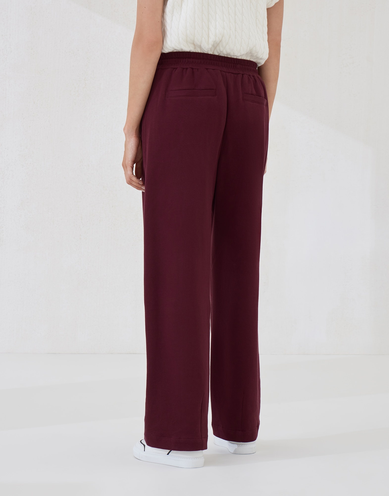 Techno cotton piqué track trousers - 2