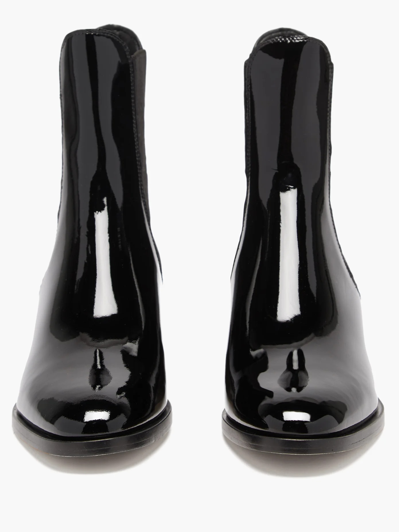 Rourke 45 patent-leather Chelsea boots - 5