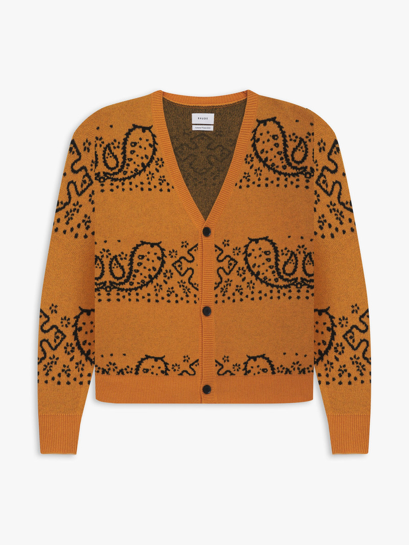 BANDANA KNIT CARDIGAN - 1