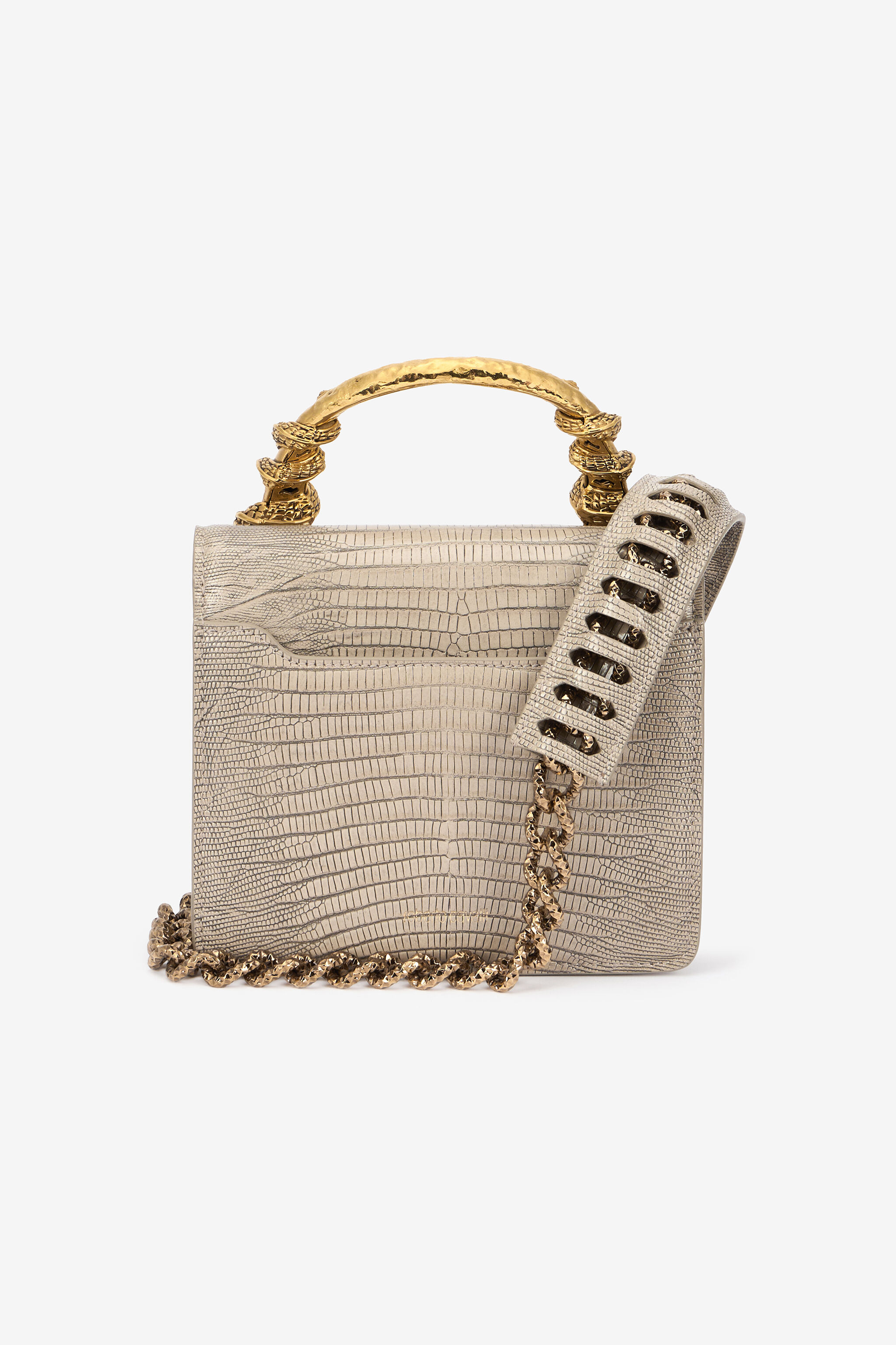 Ivory Bag With Snakes - 3