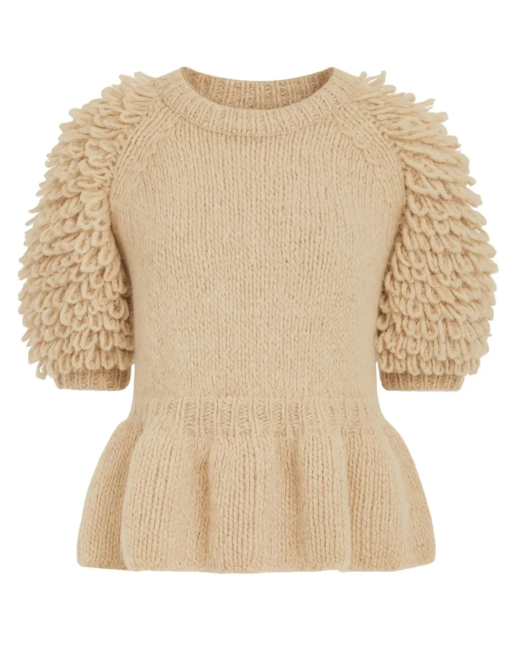 SELENE PEPLUM PULLOVER - 1