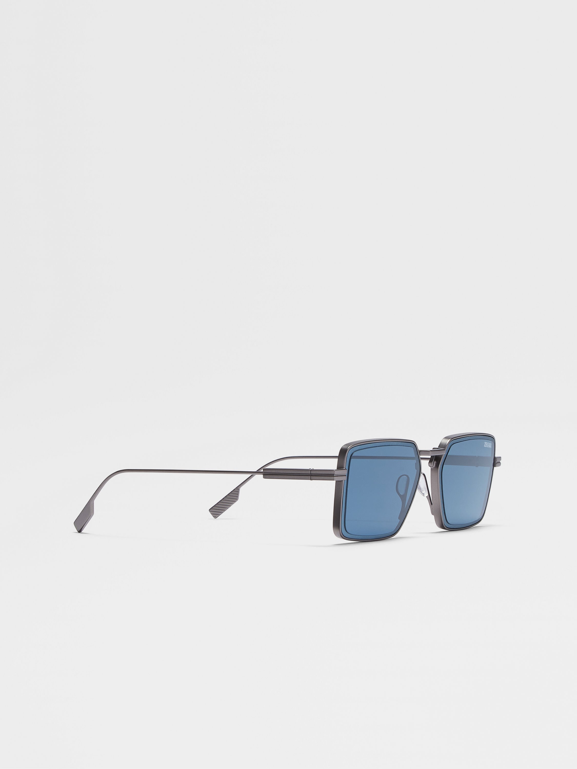 GUNMETAL METAL SUNGLASSES 3