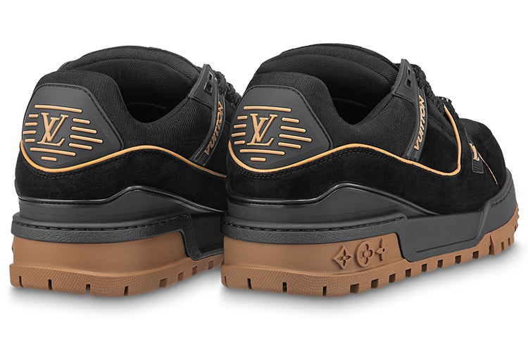 LOUIS VUITTON Trainer Maxi Sneakers 'Black Suede' 1ABM30 - 3