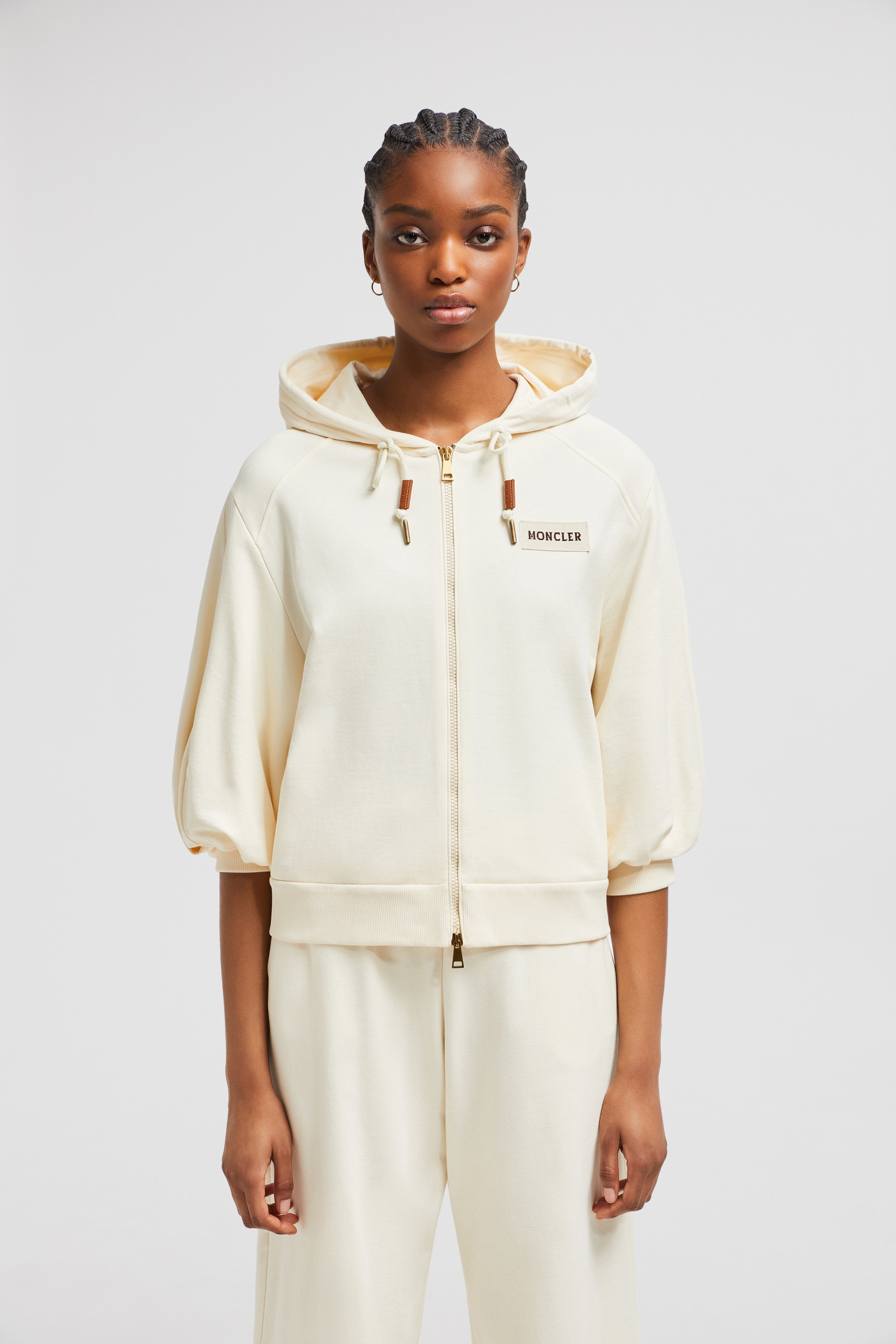 Cotton Zip-Up Hoodie - 3