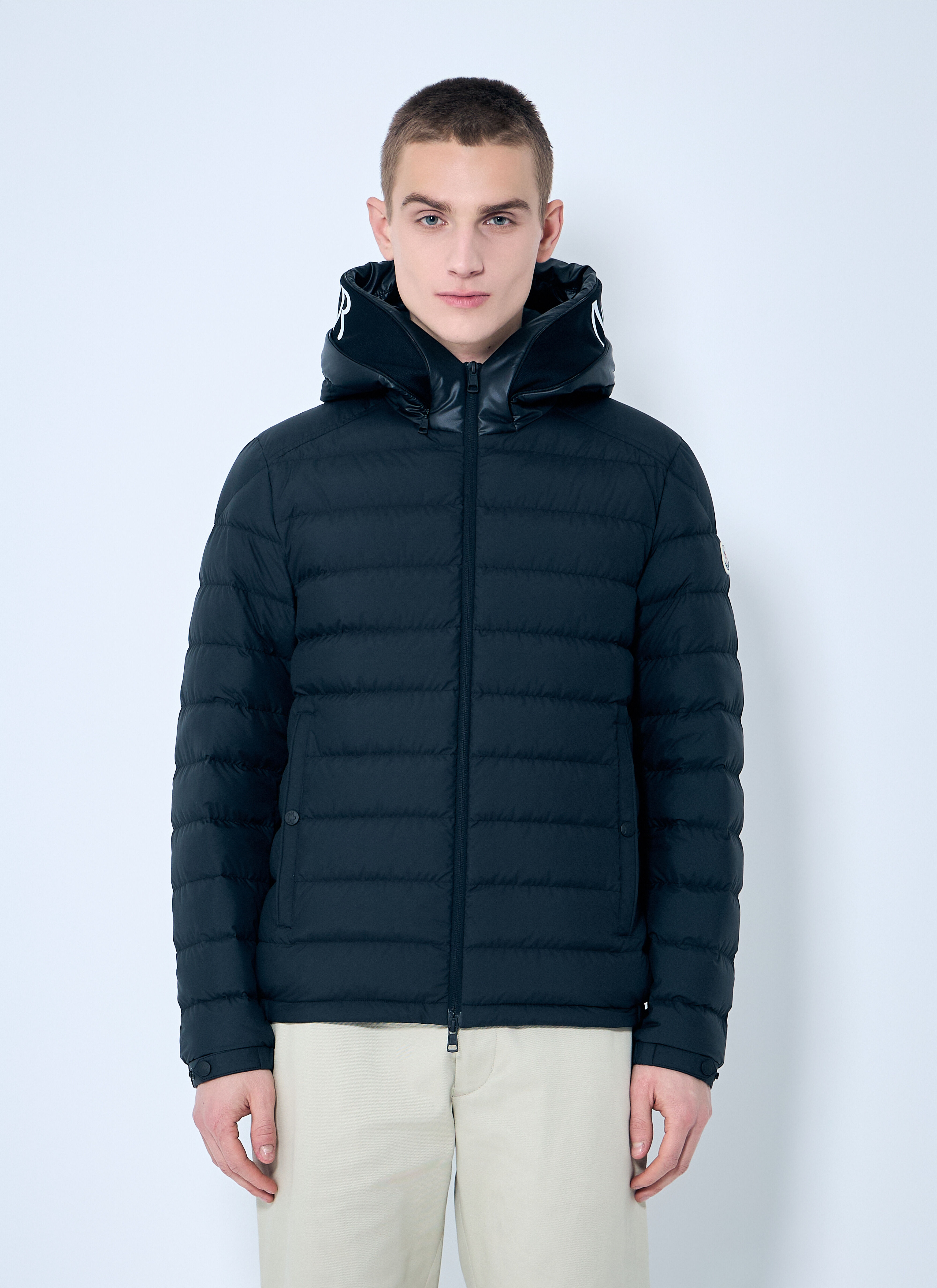 Moncler Chevrerie Hooded Short Down Jacket | lncc | REVERSIBLE