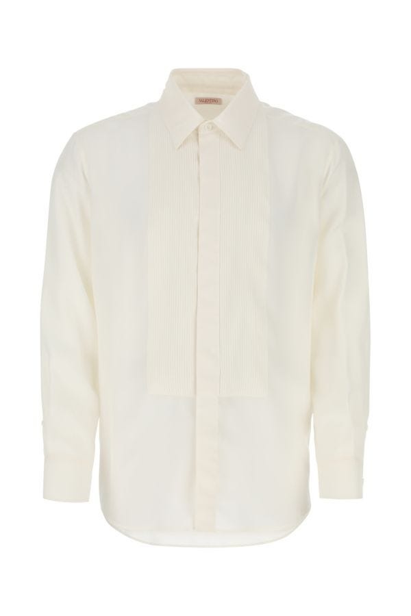Ivory silk shirt - 1