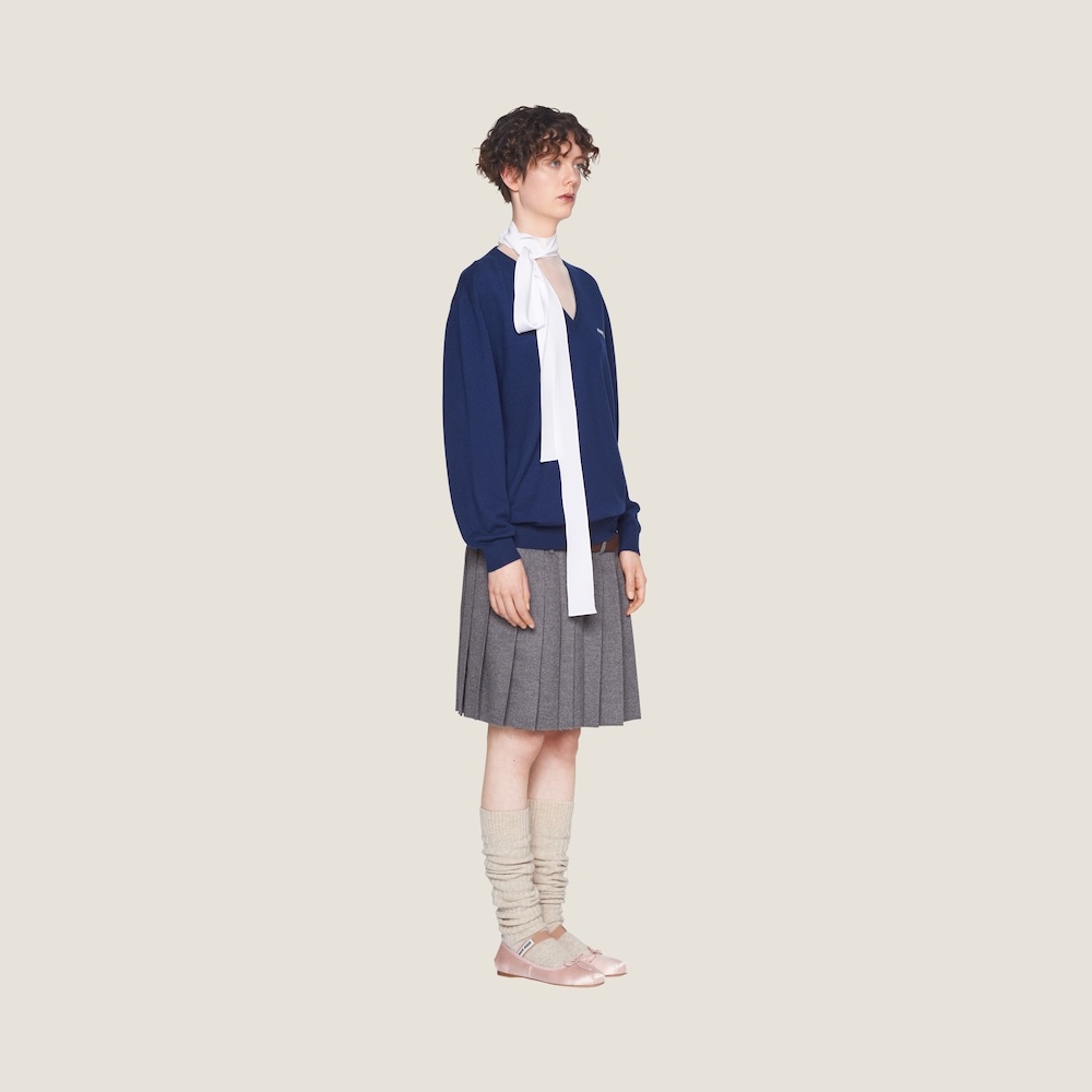 Cashmere sweater with logo - 4