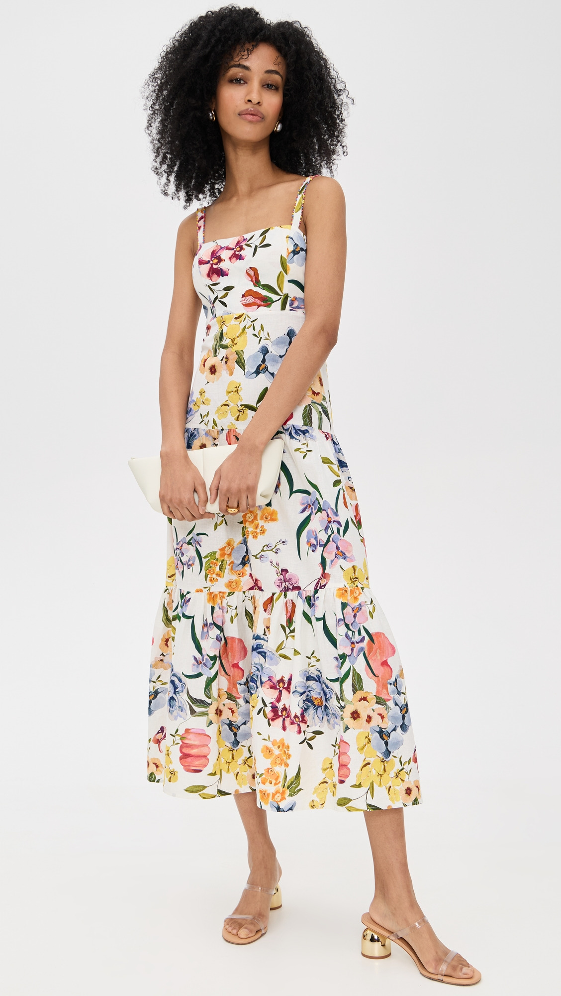 Greek Garden Sleeveless Maxi Dress - 4
