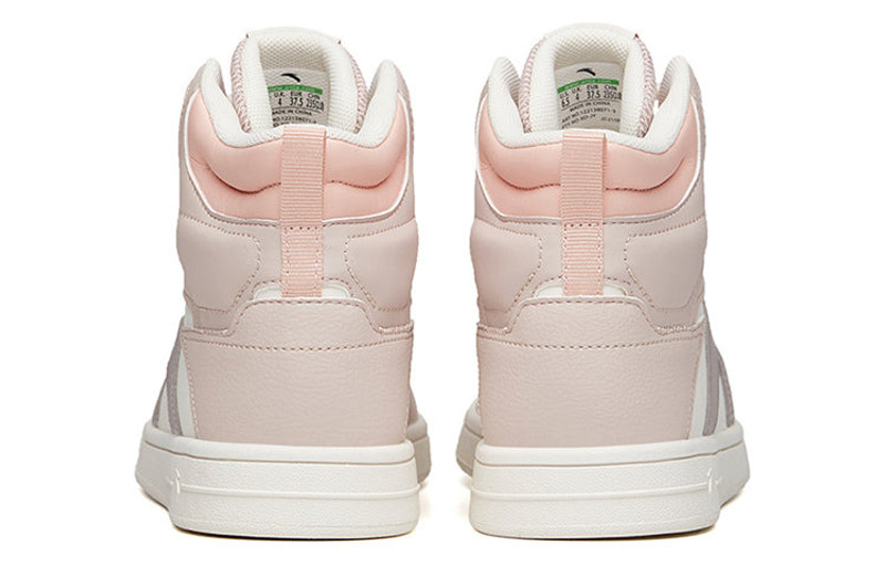 ANTA (WMNS) ANTA Skateboarding Series Sneakers High 'Pink White' 122138071-3 outlook