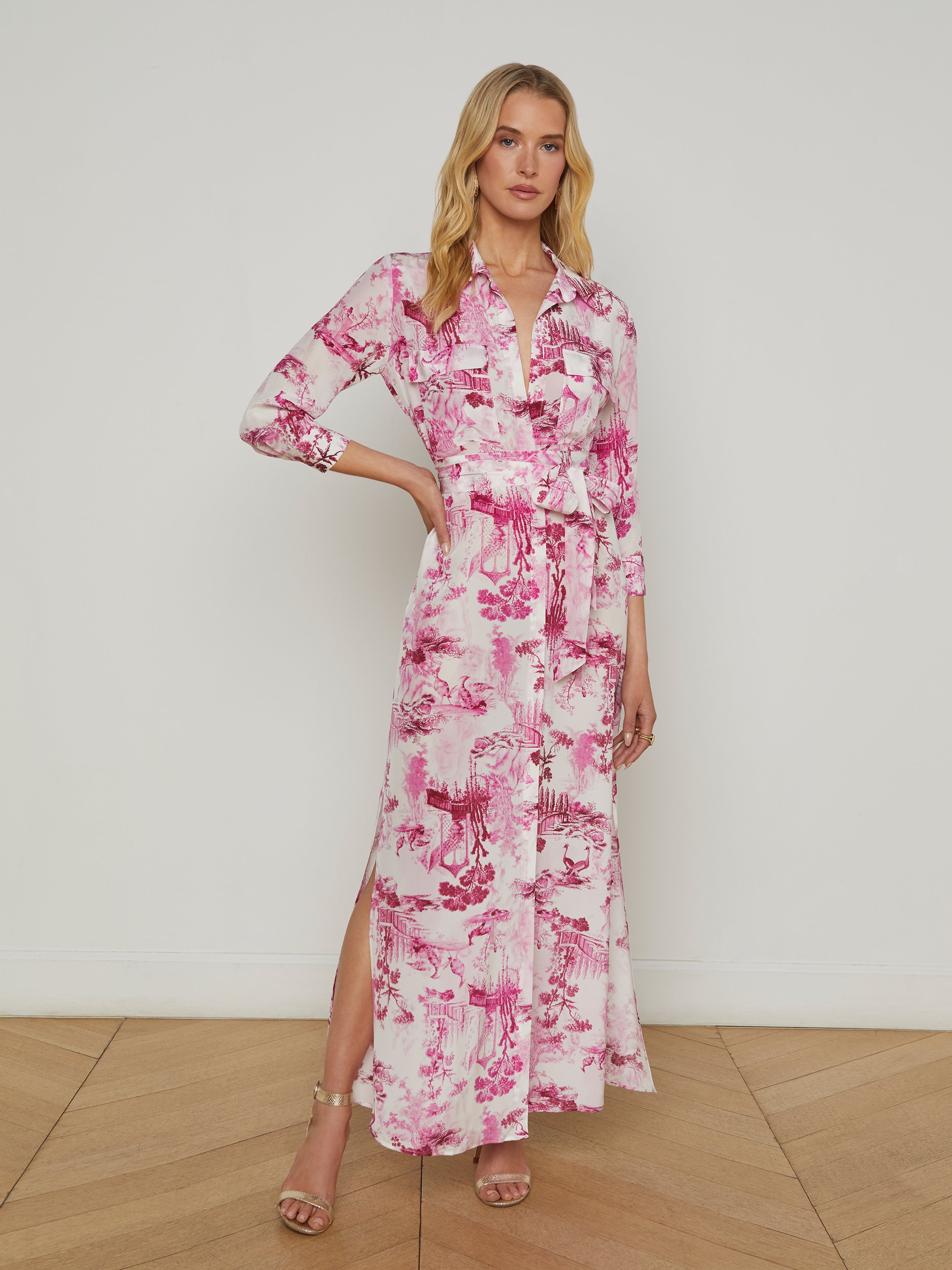 Cameron Silk Shirt Dress - 2