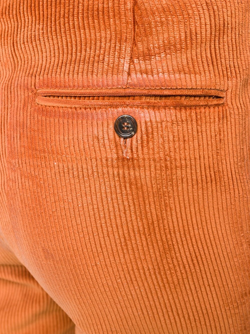 corduroy flared trousers - 5