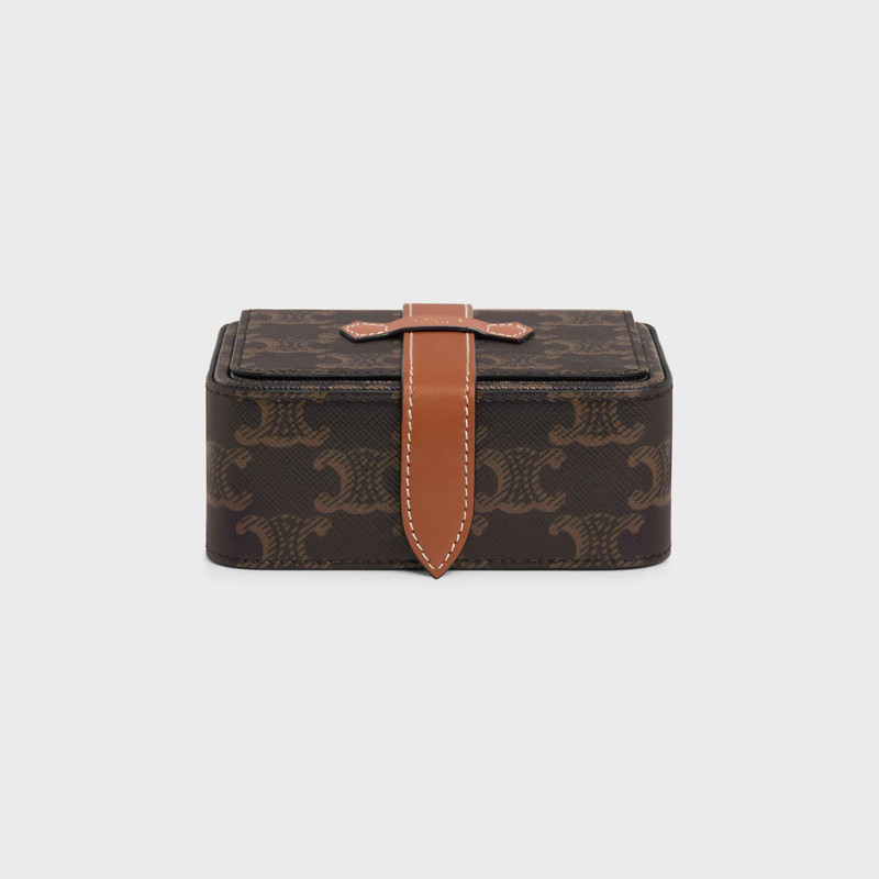 Small Jewels Case in Triomphe Canvas and Calfskin 1