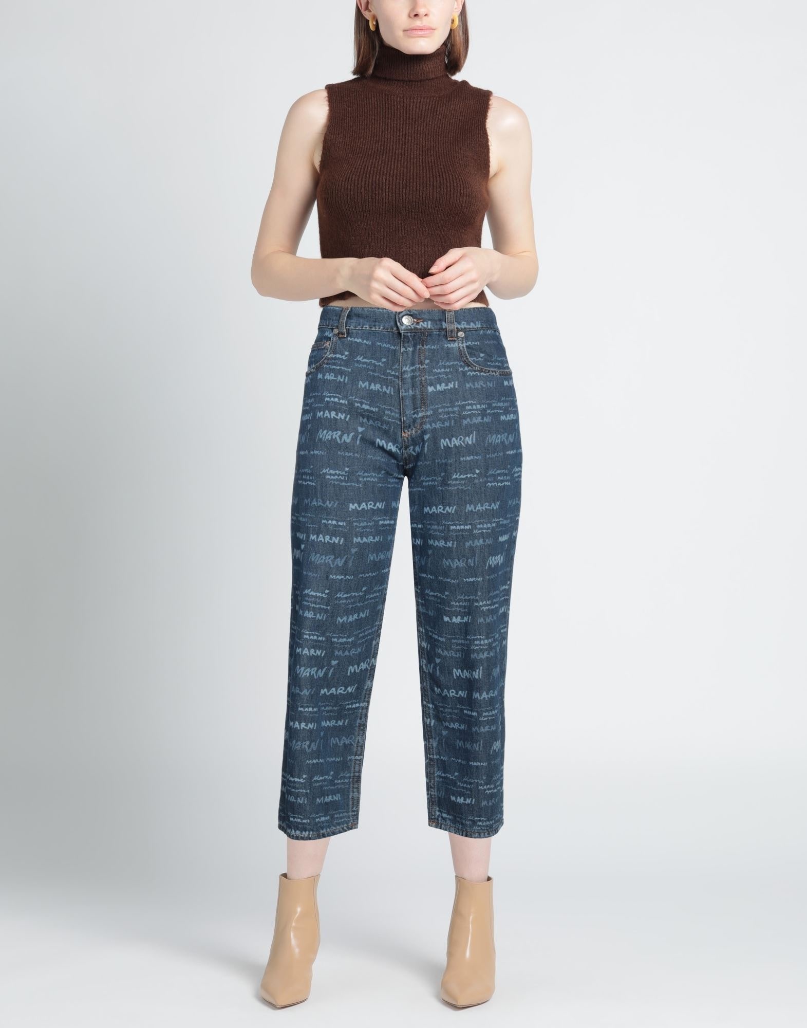 Blue Women's Denim Pants - 2