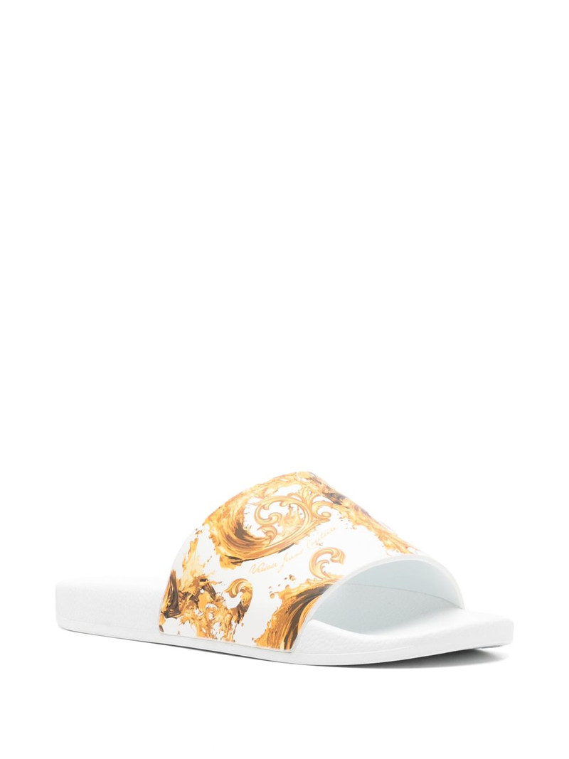 VERSACE JEANS COUTURE printed slides outlook