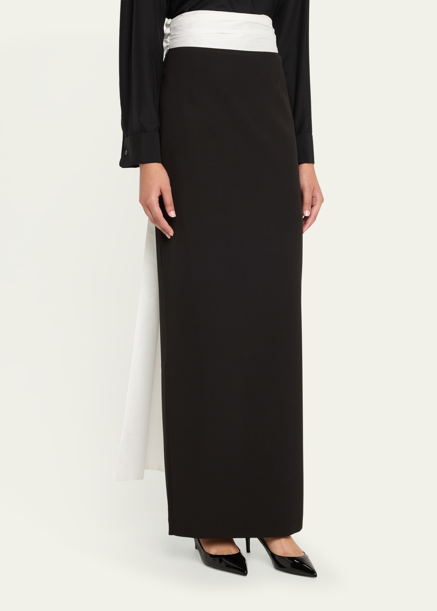 Bow Column Maxi Skirt - 4