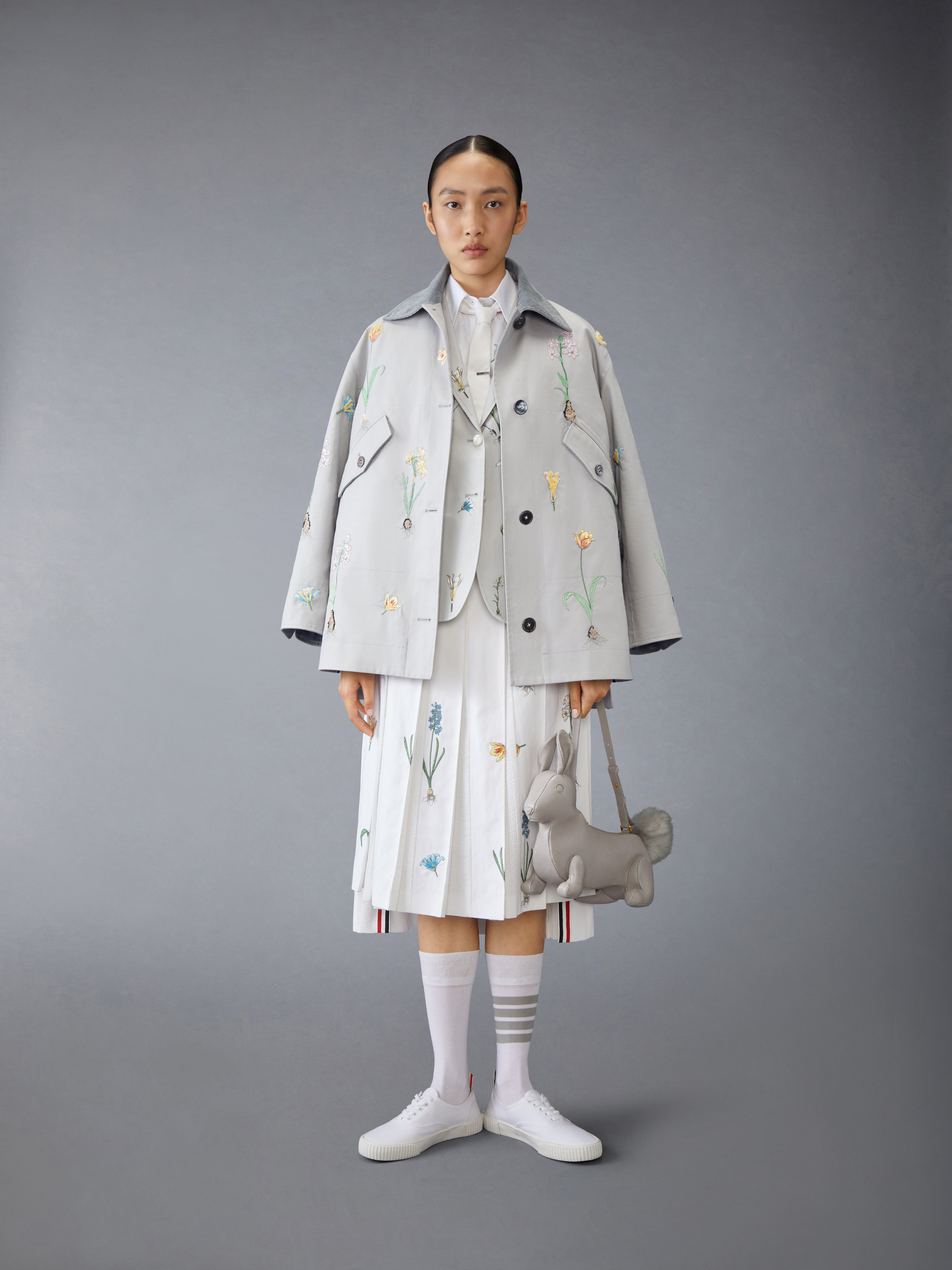 CLASSIC COTTON LINEN BOTANICAL FLOWER SPORT COAT - 4