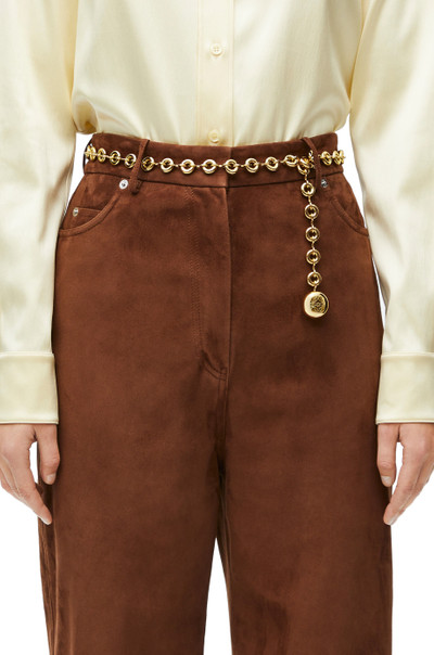 Loewe Donut chain belt in brass outlook