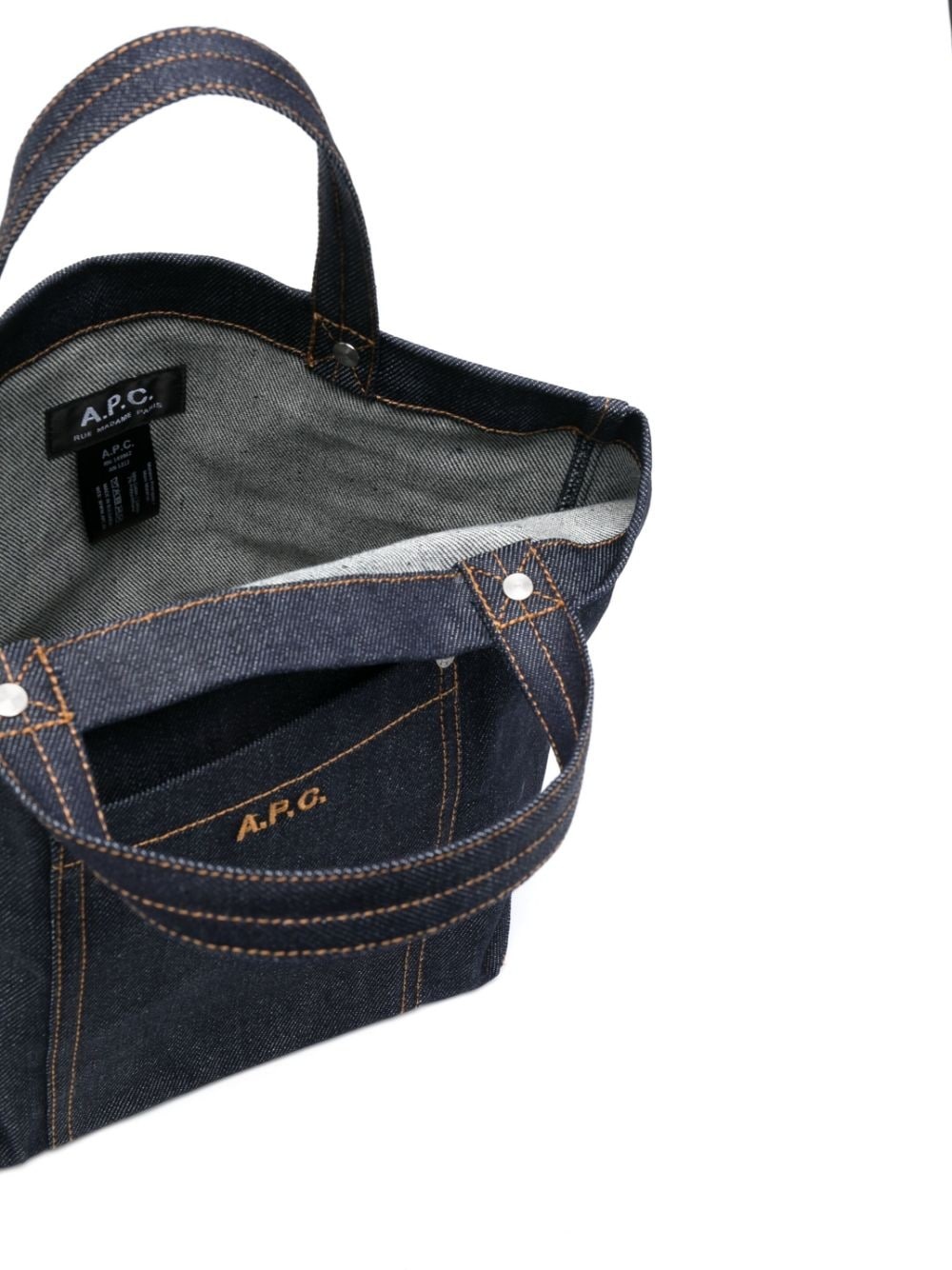 A.P.C. mini Thais denim tote bag | farfetch | REVERSIBLE
