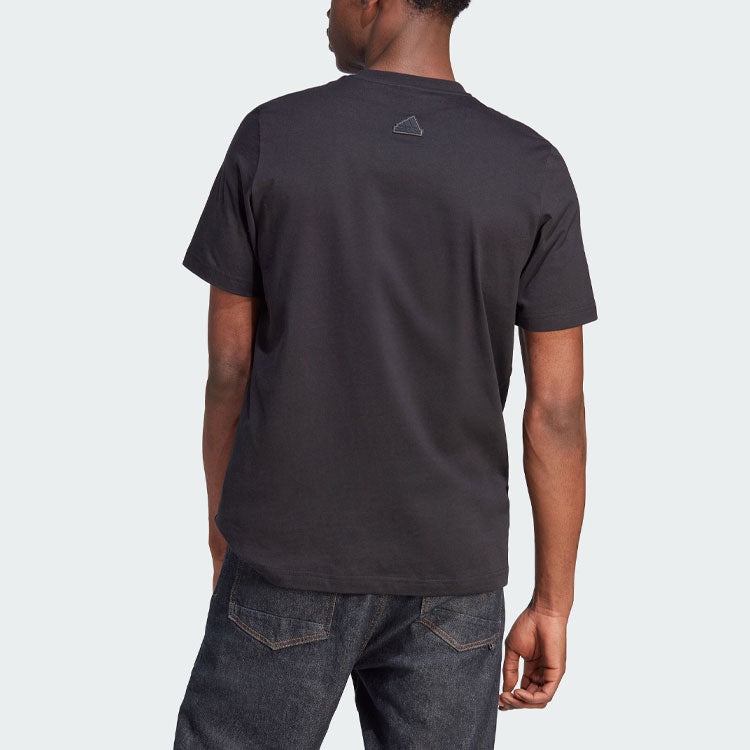 adidas Sportswear Future Icons Metallic T-shirt 'Black Gold' II3468 - 3