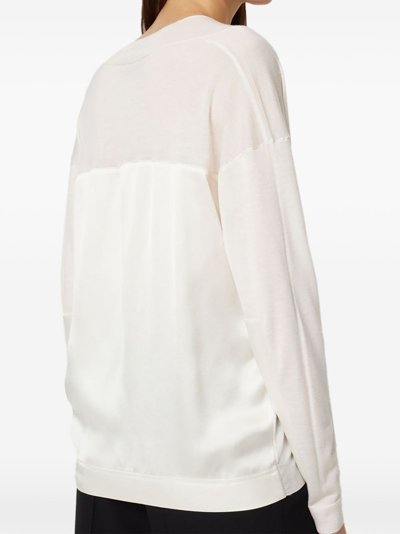 V-neck long-sleeve knitted top 3