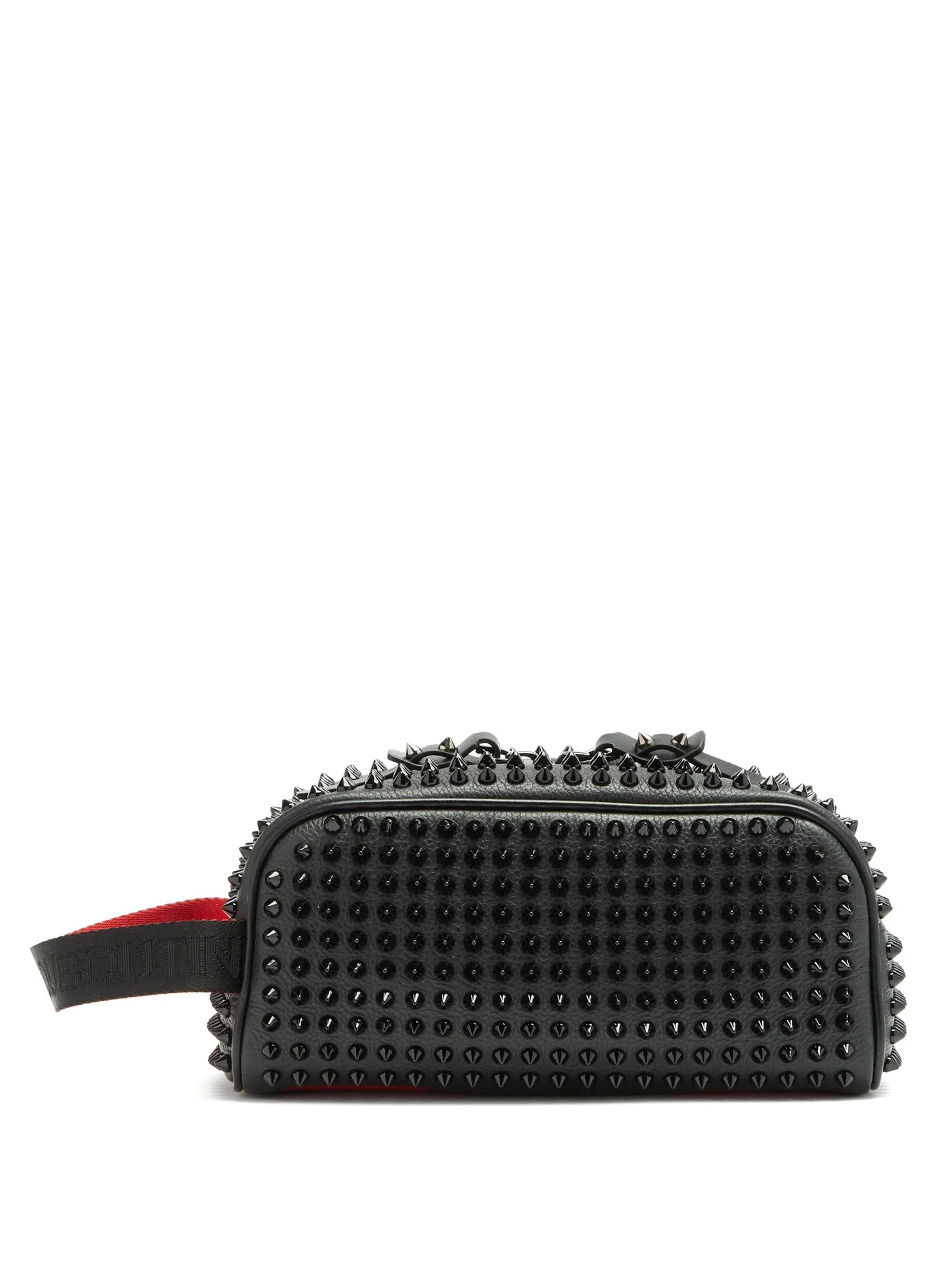 Blaster studded leather wash bag - 1