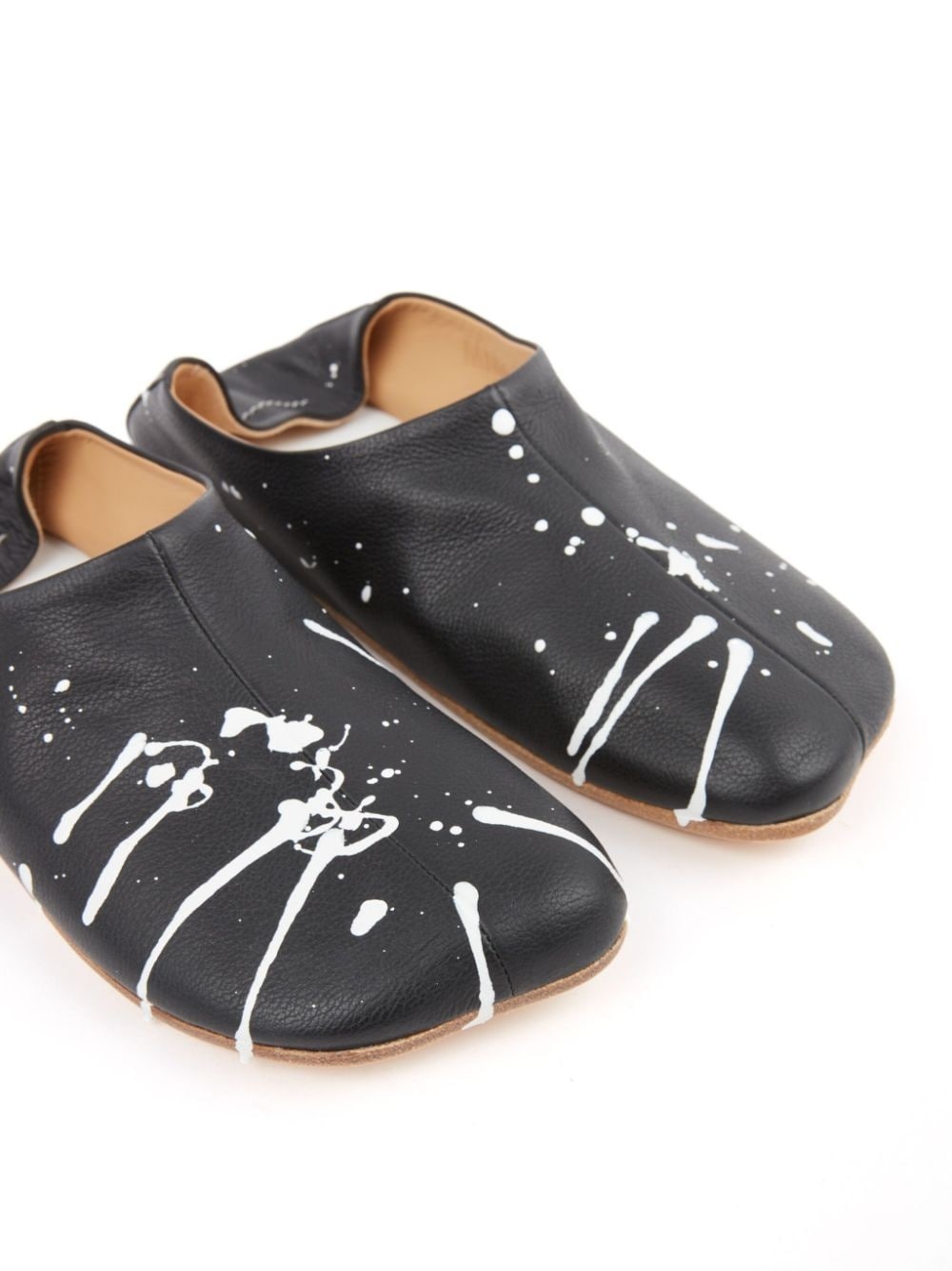 Anatomic paint splatter-effect slippers - 4