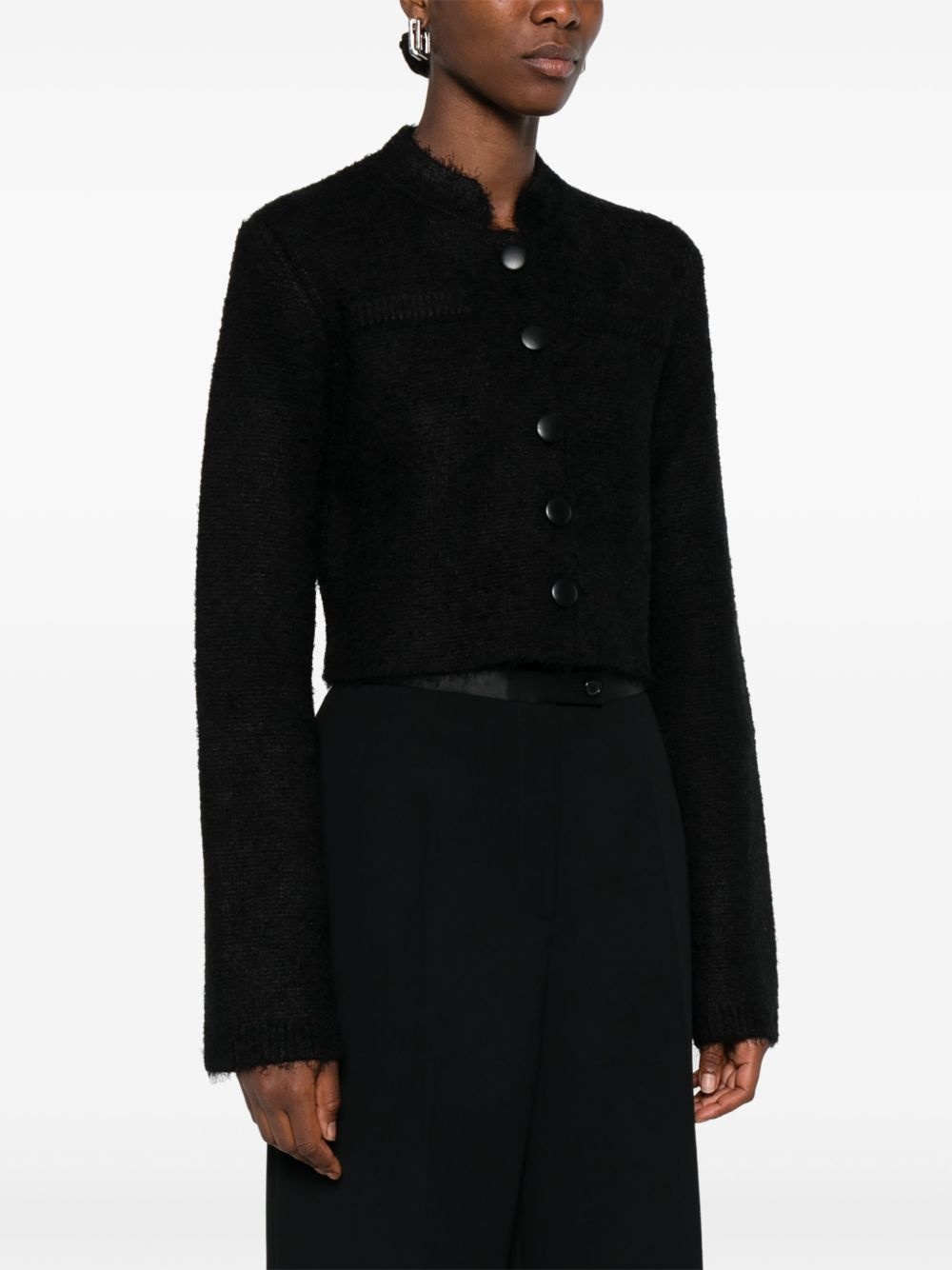 silk-blend cardigan - 3
