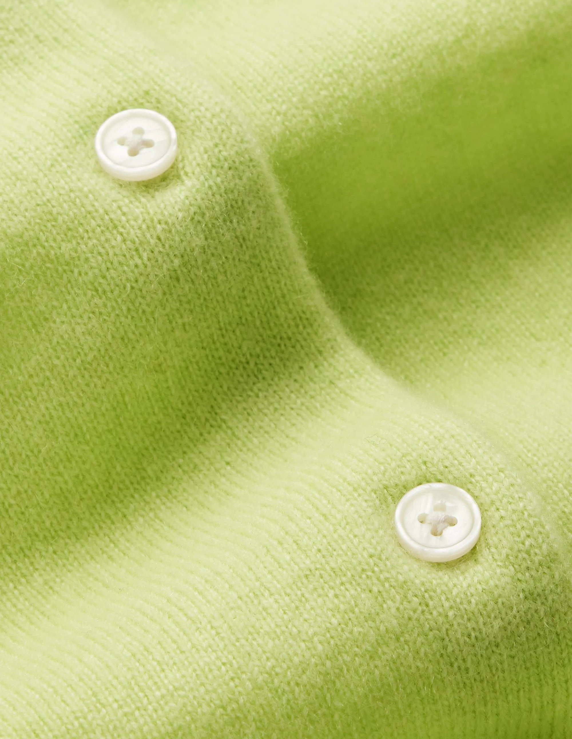 Elsie Cashmere Crew Cardigan-Sweet Mint - 1