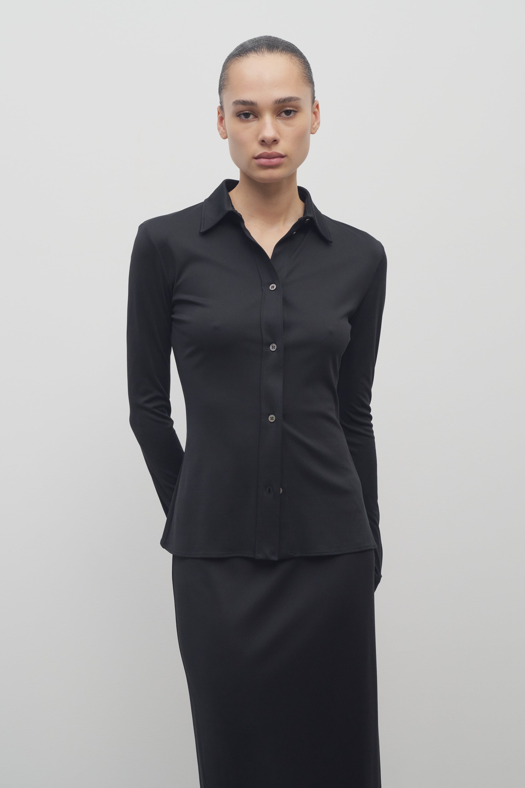 Imano Top in Silk and Viscose - 3