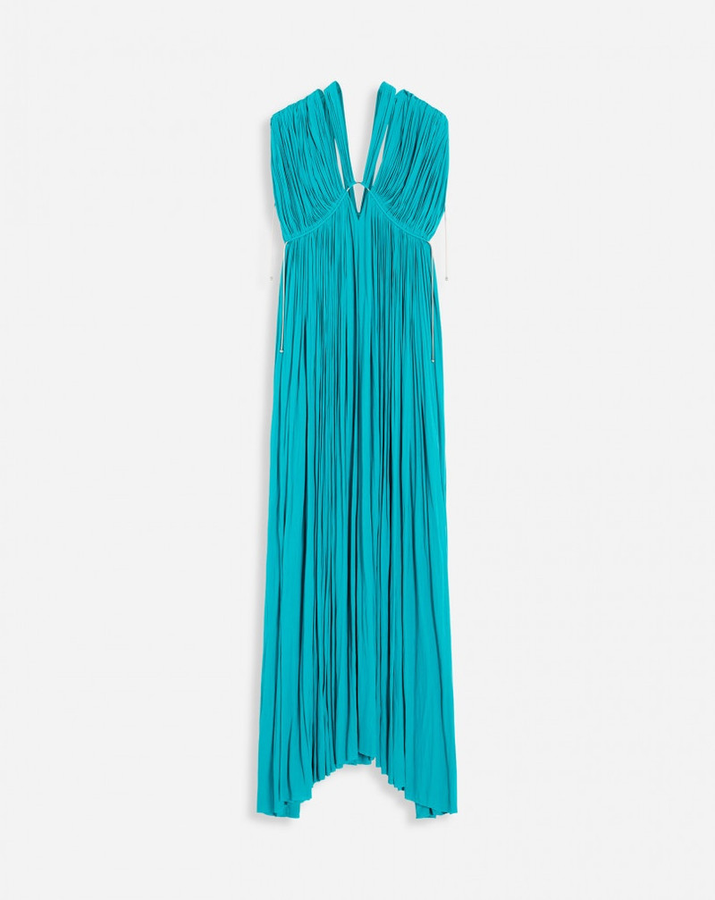 LONG PLEATED DRESS 1