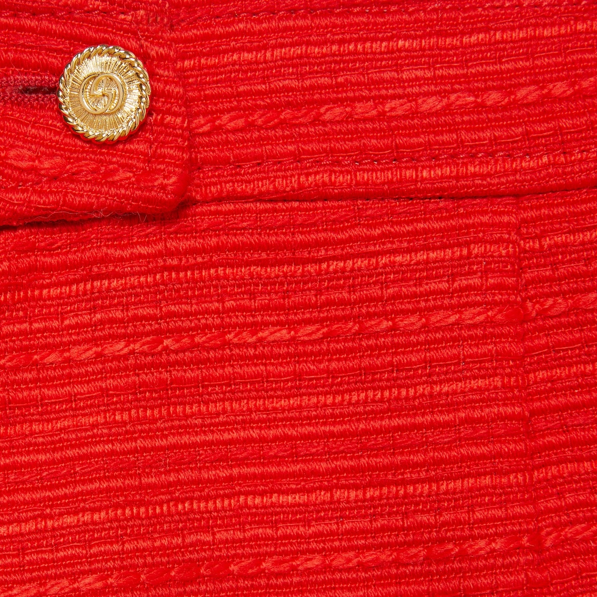 Wool skirt with braided trim - 4