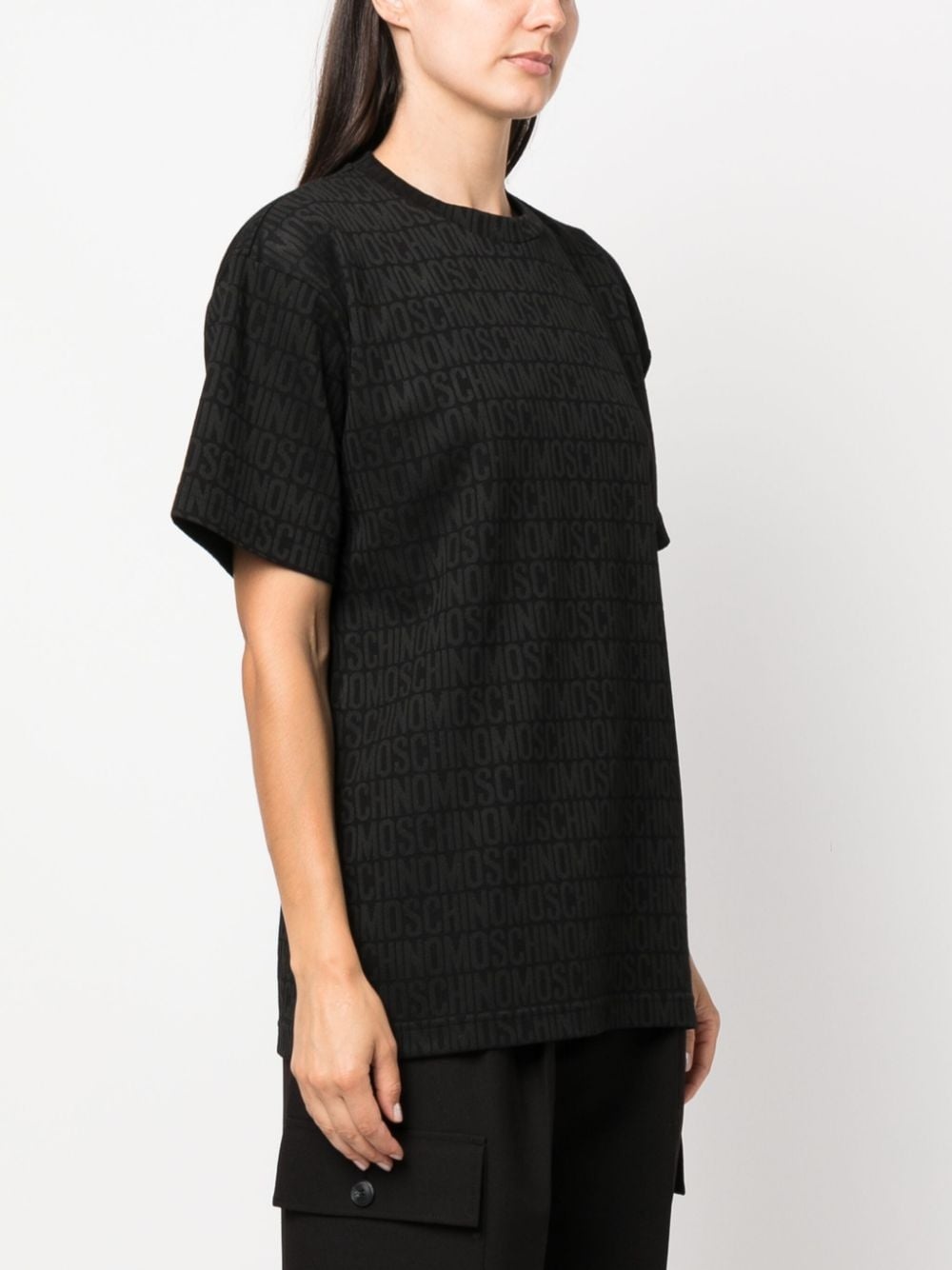 monogram-jacquard T-shirt - 3