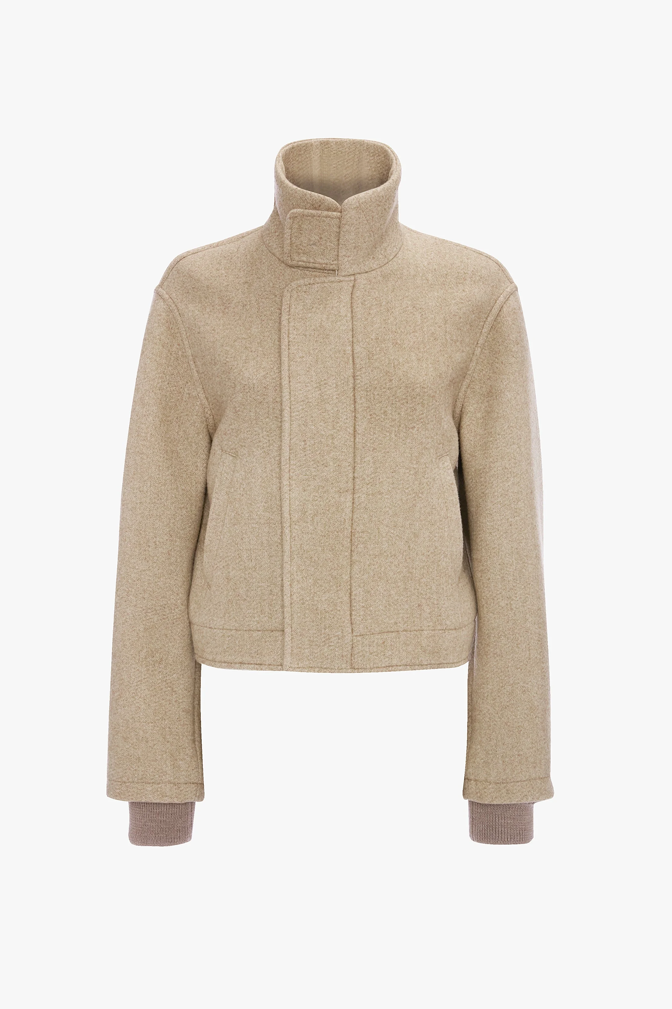 Bomber Jacket In Camel - 1